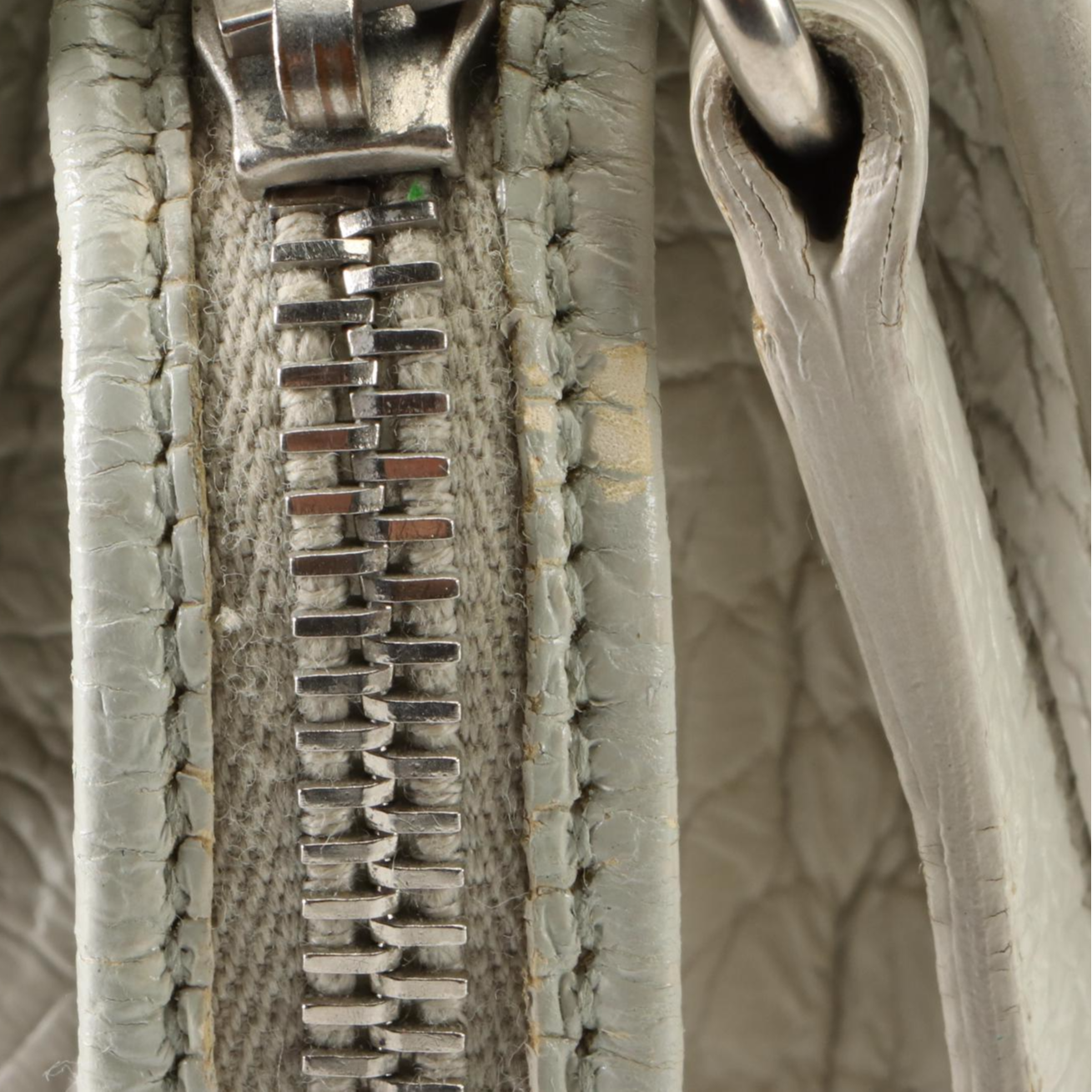 Saint Laurent Monogram Baby Cabas in Croc Embossed Leather