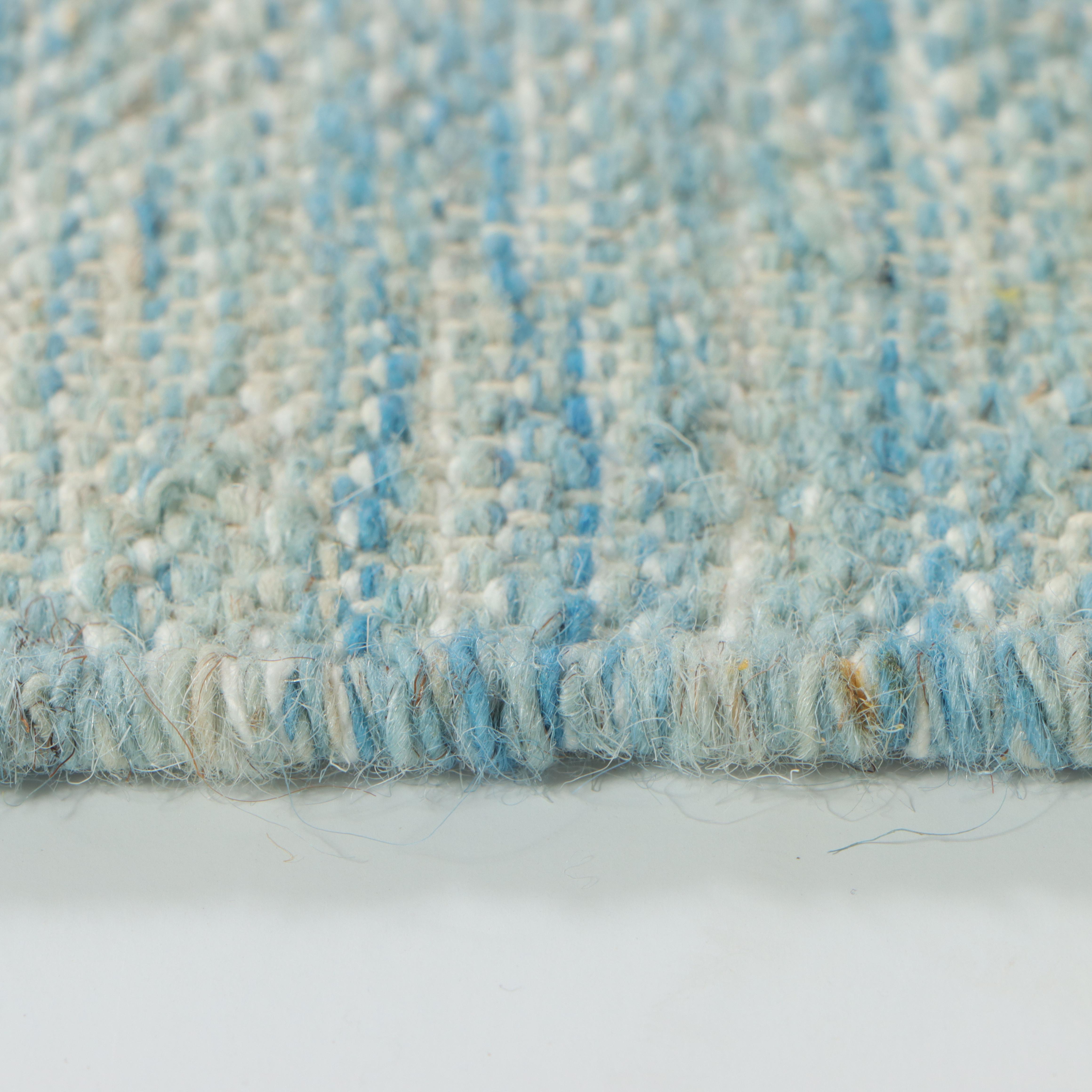 5'2 x 7'6 Handwoven Indian Dhurrie Lattice Area Rug