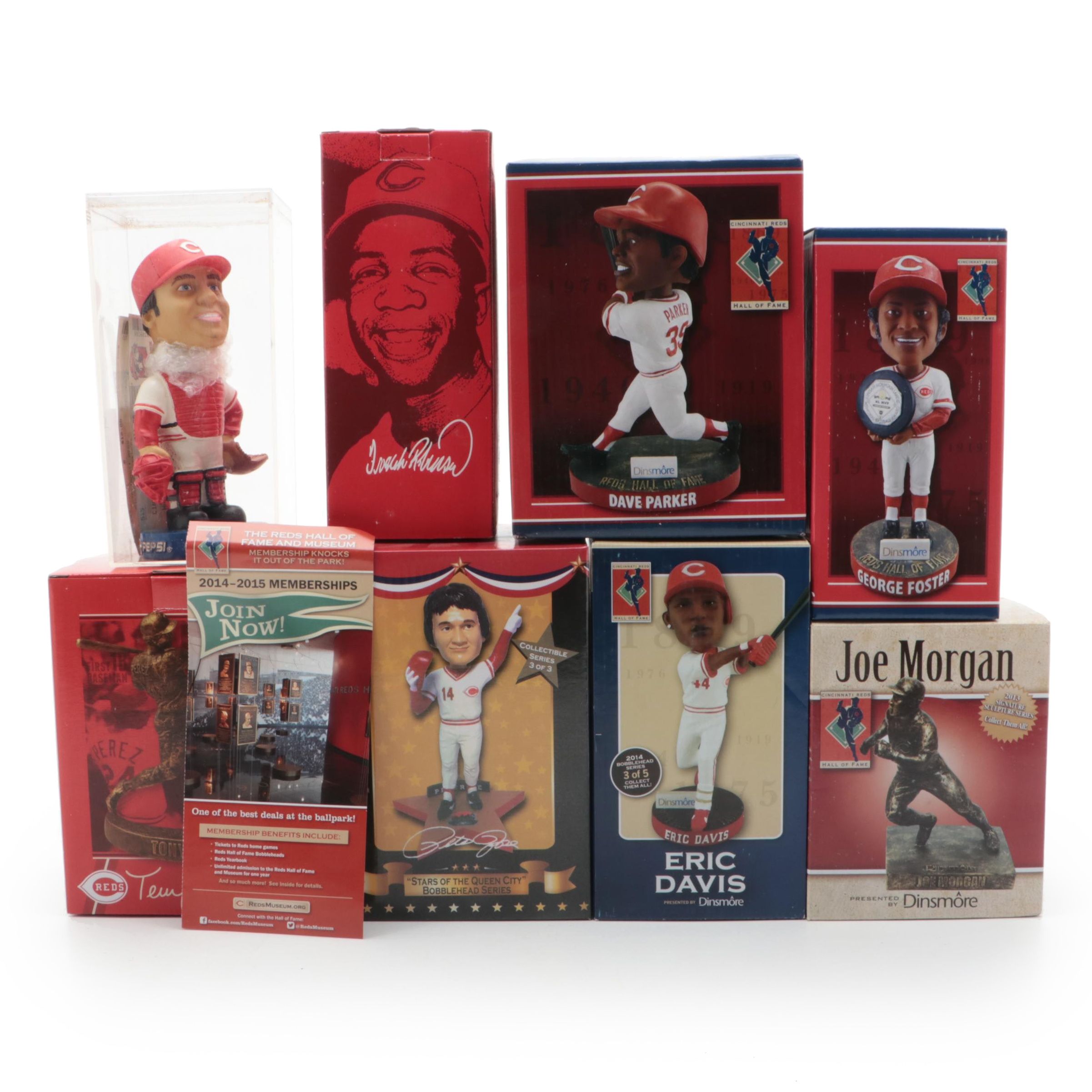 Pete Rose, Frank Robinson, Joe Morgan and More Cincinnati Reds Bobbleheads