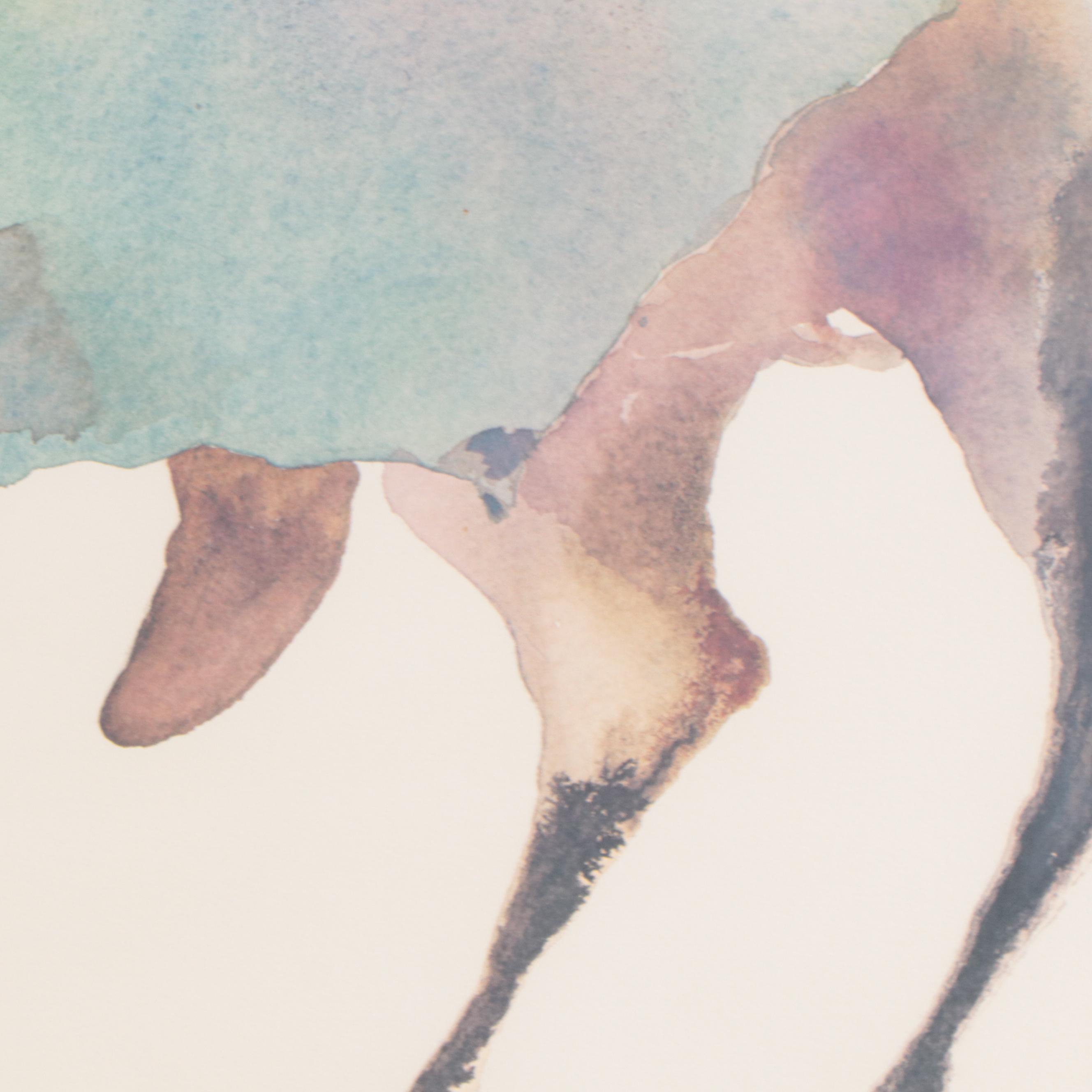 Offset Lithograph After Carol Grigg "Song to Mother Moon," Late 20th Century