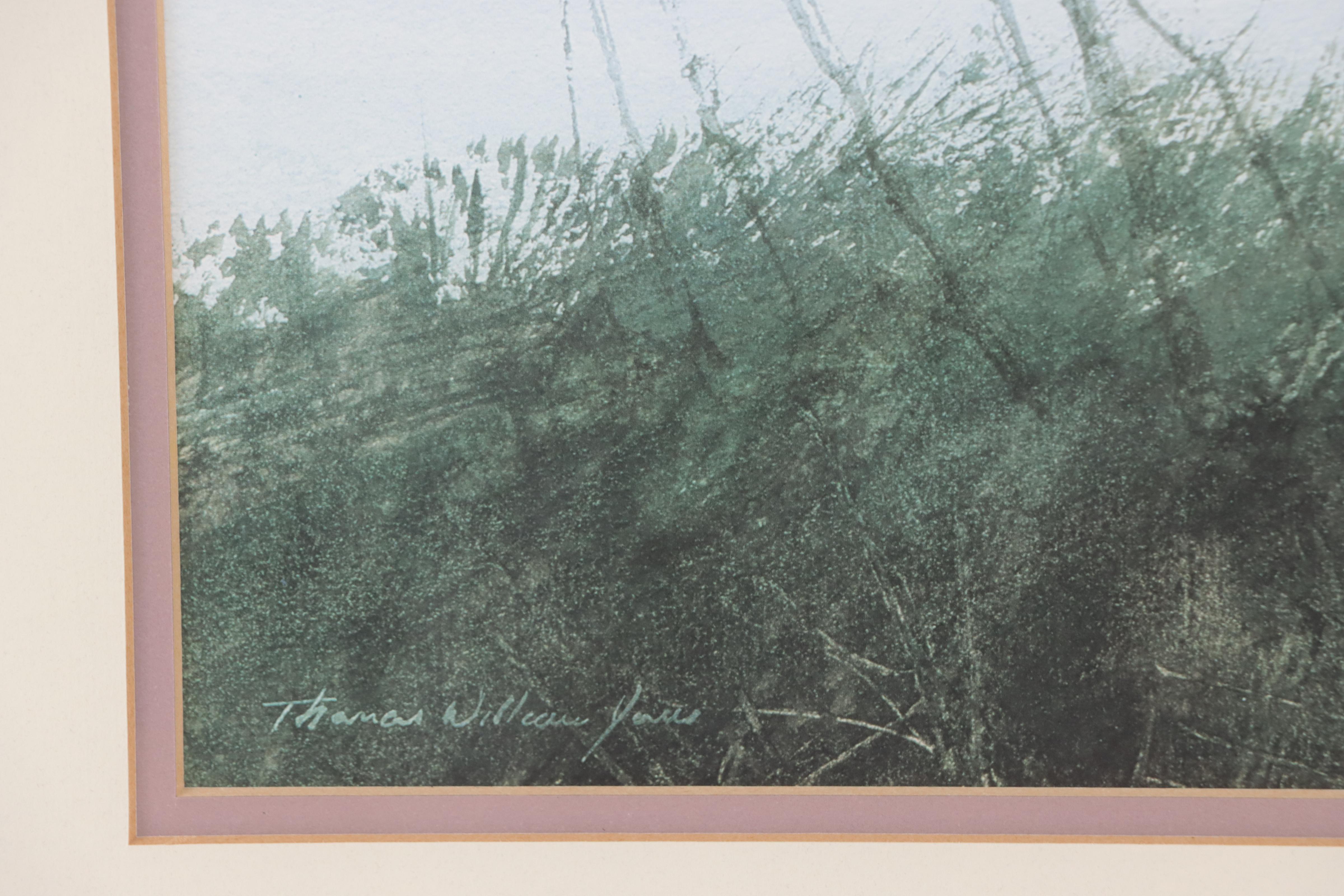 Offset Lithograph After Thomas William Jones "Fog at Bandon"