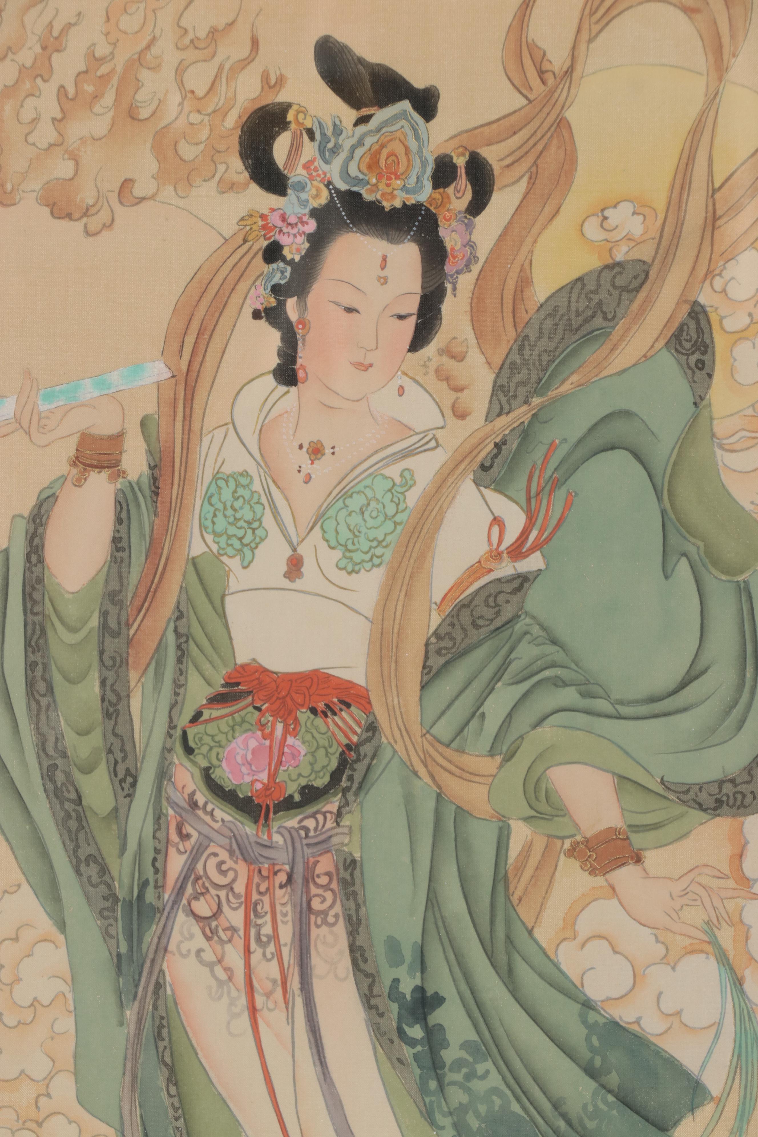 Chinese Gouache and Watercolor Paintings