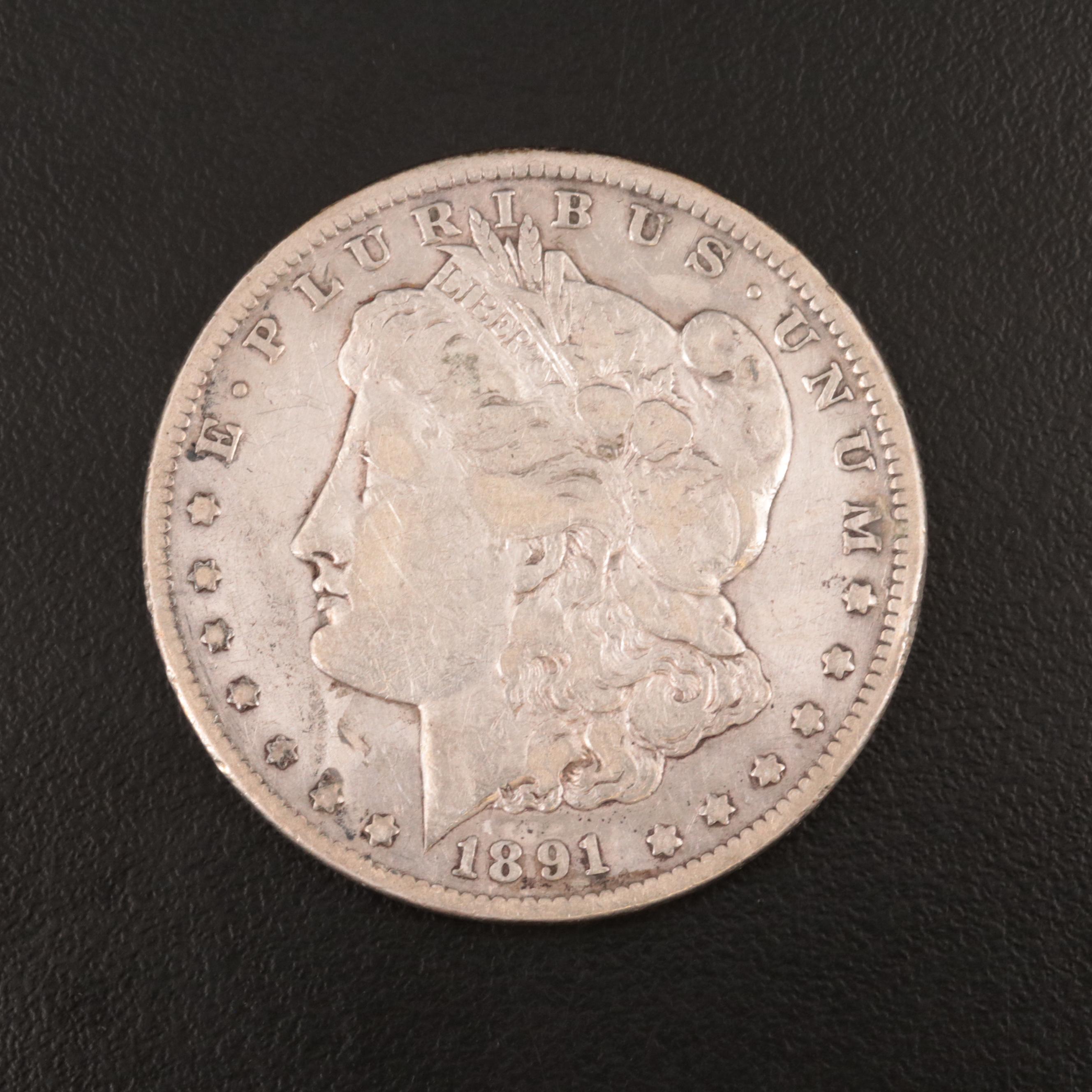 1891-CC Morgan Silver Dollar