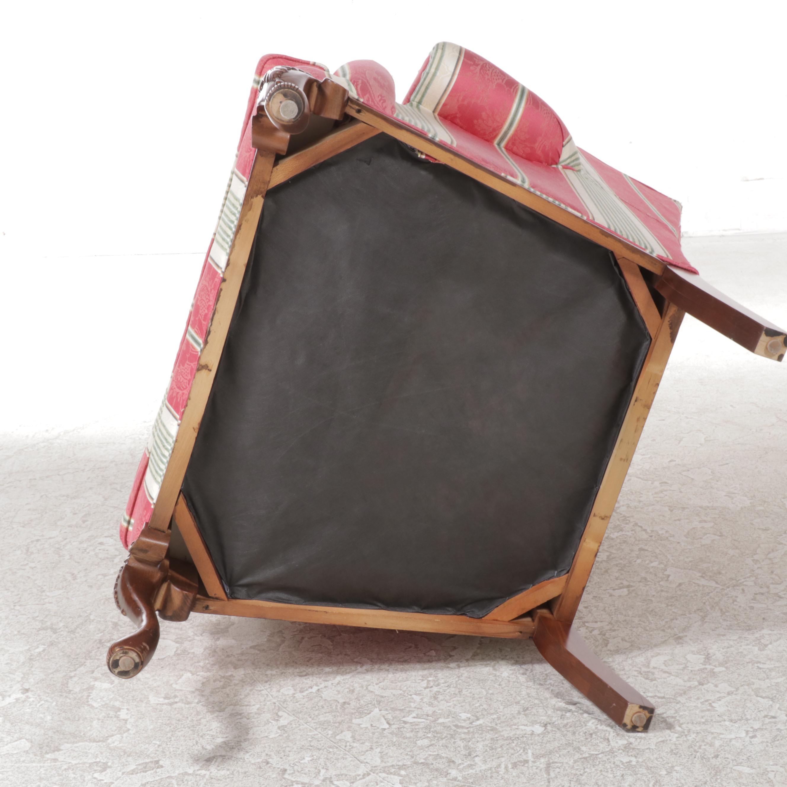 Fairfield Chair Co. George II Style Custom-Upholstered Wingback Armchair