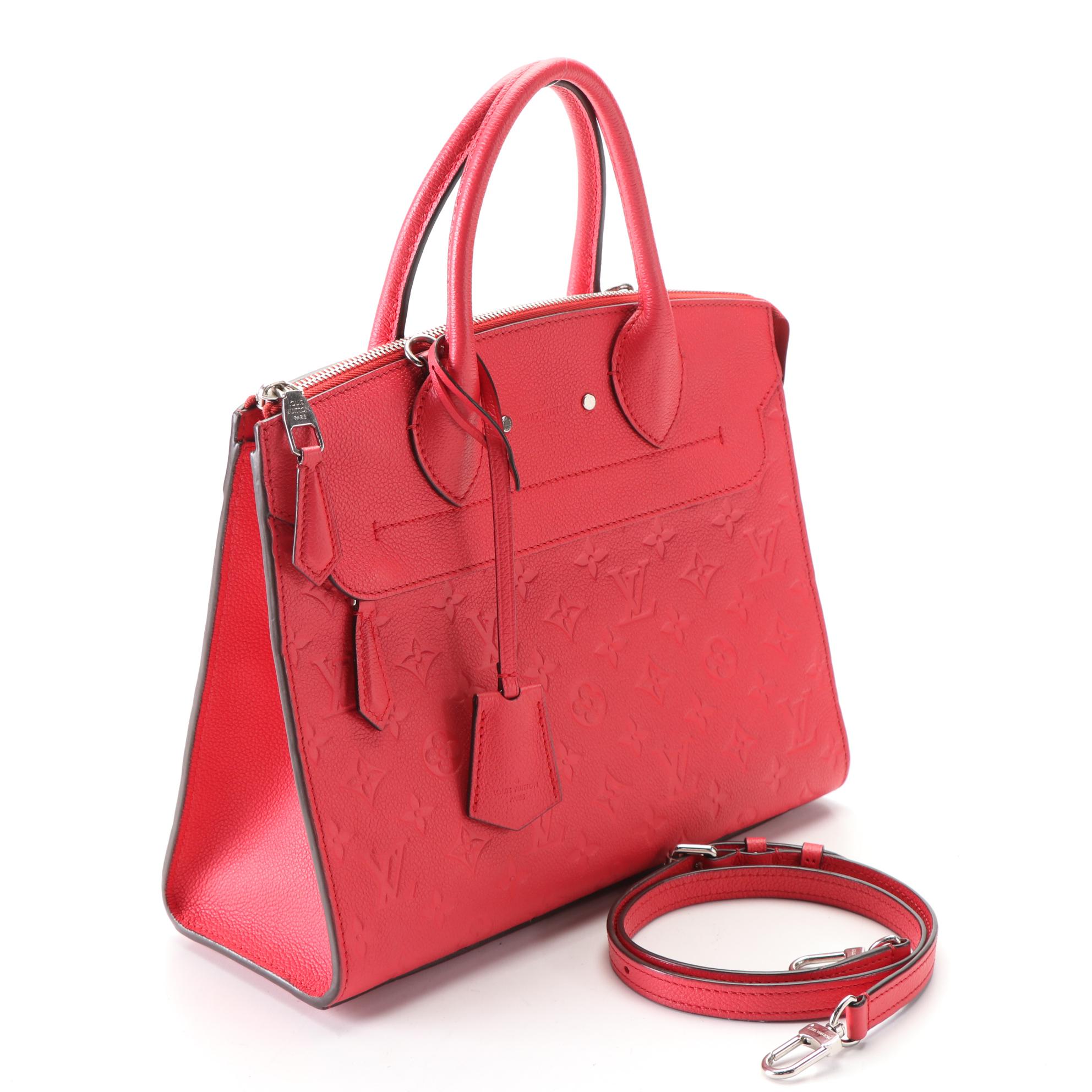 Louis Vuitton Pont Neuf MM Handbag in Monogram Empreinte Leather