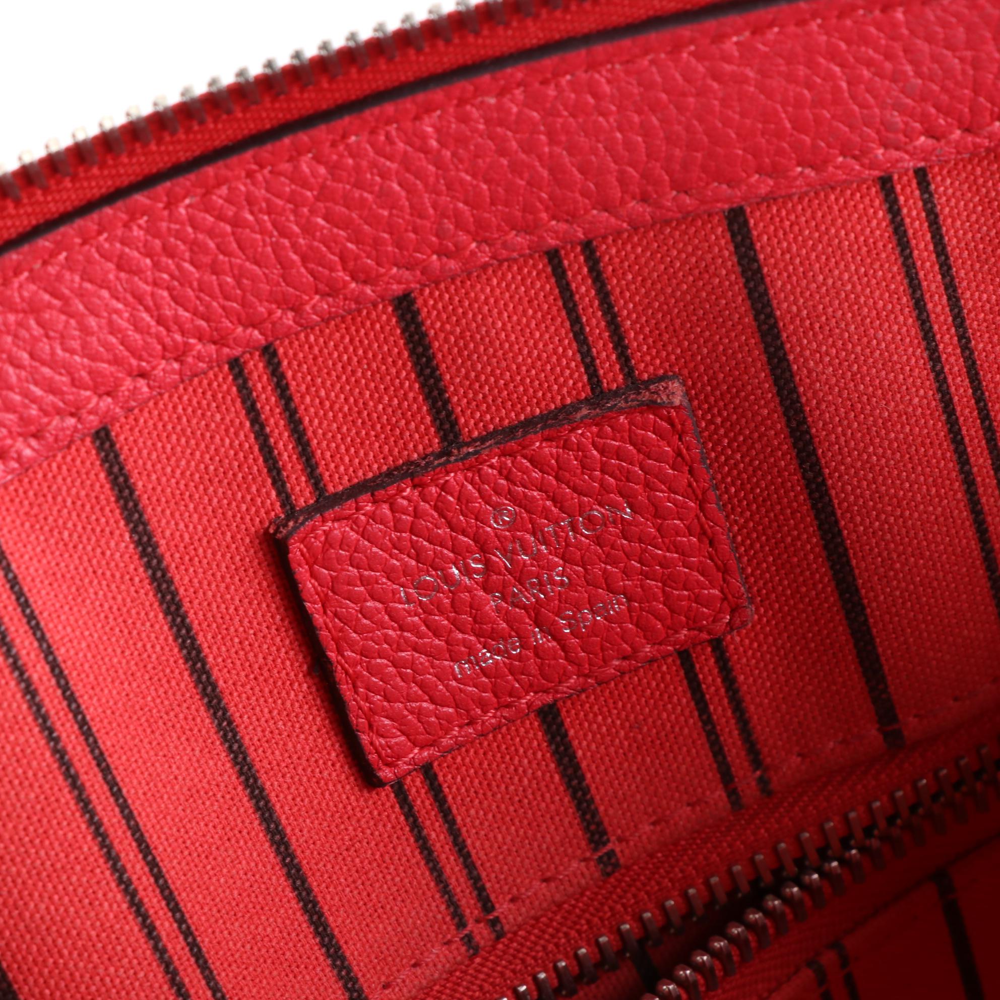 Louis Vuitton Pont Neuf MM Handbag in Monogram Empreinte Leather