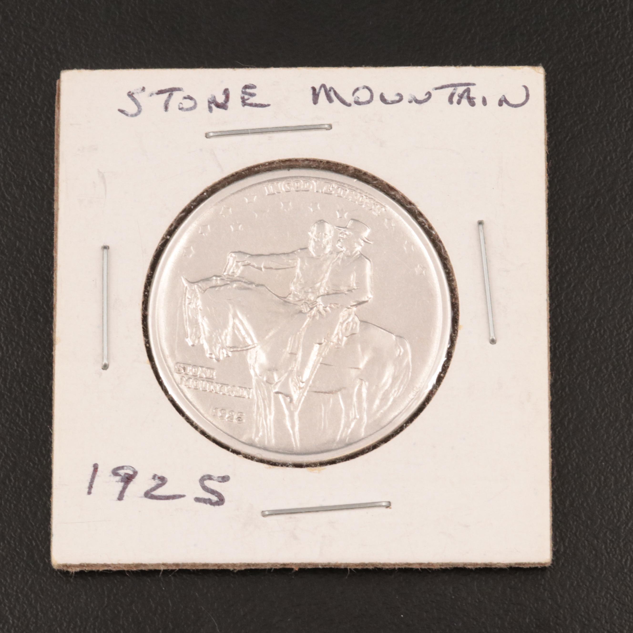 1925 Stone Mountain Commemorative Silver Half Dollar