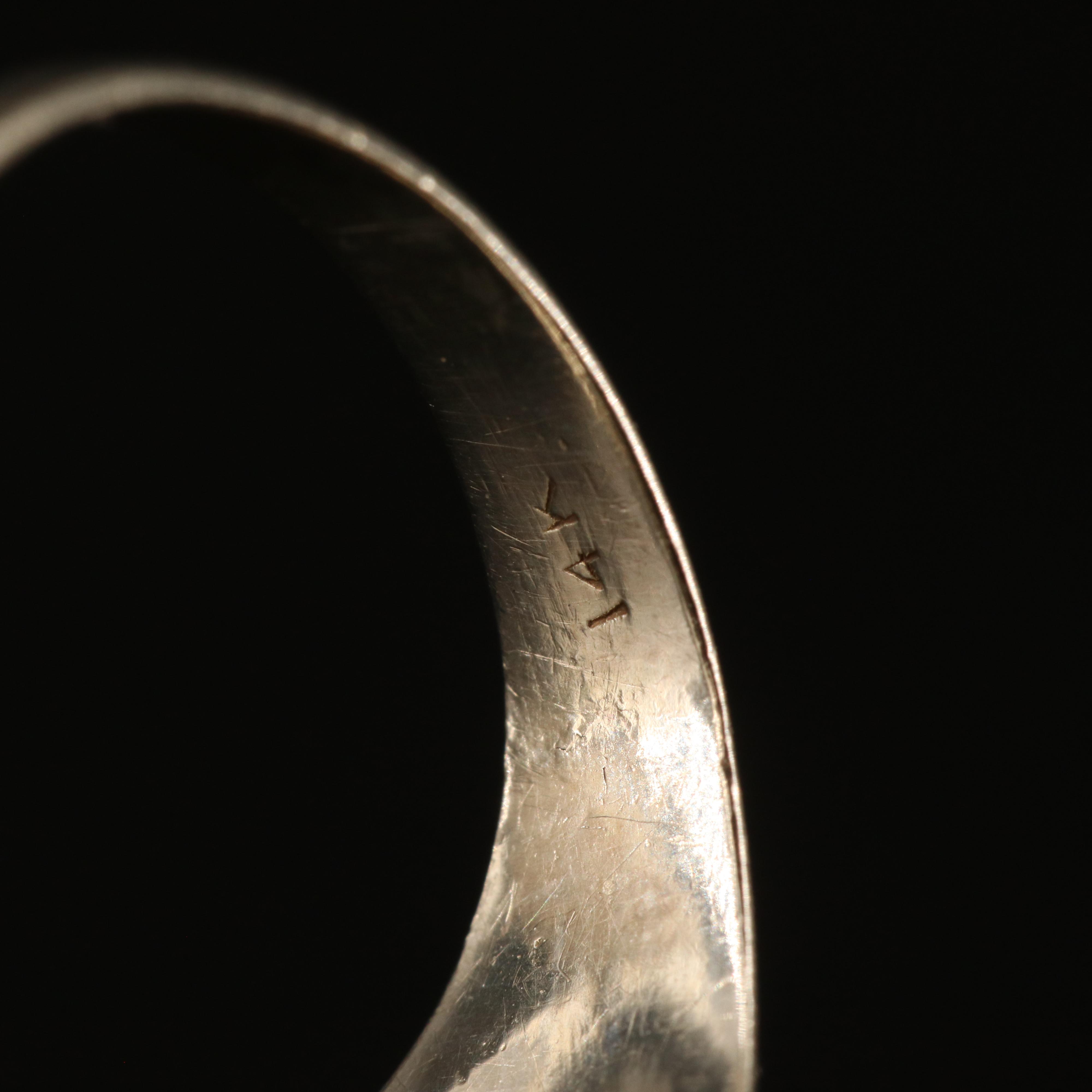 Vintage 14K Sapphire and Diamond Ring