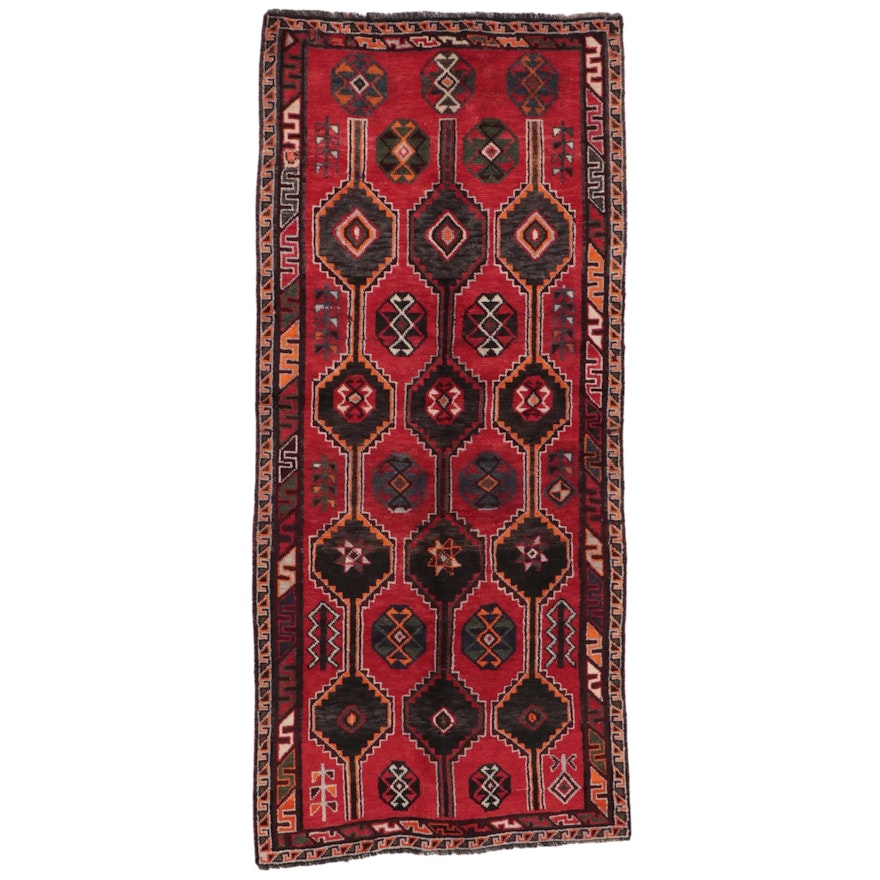 3'11 x 9' Hand-Knotted Persian Yalameh Long Rug