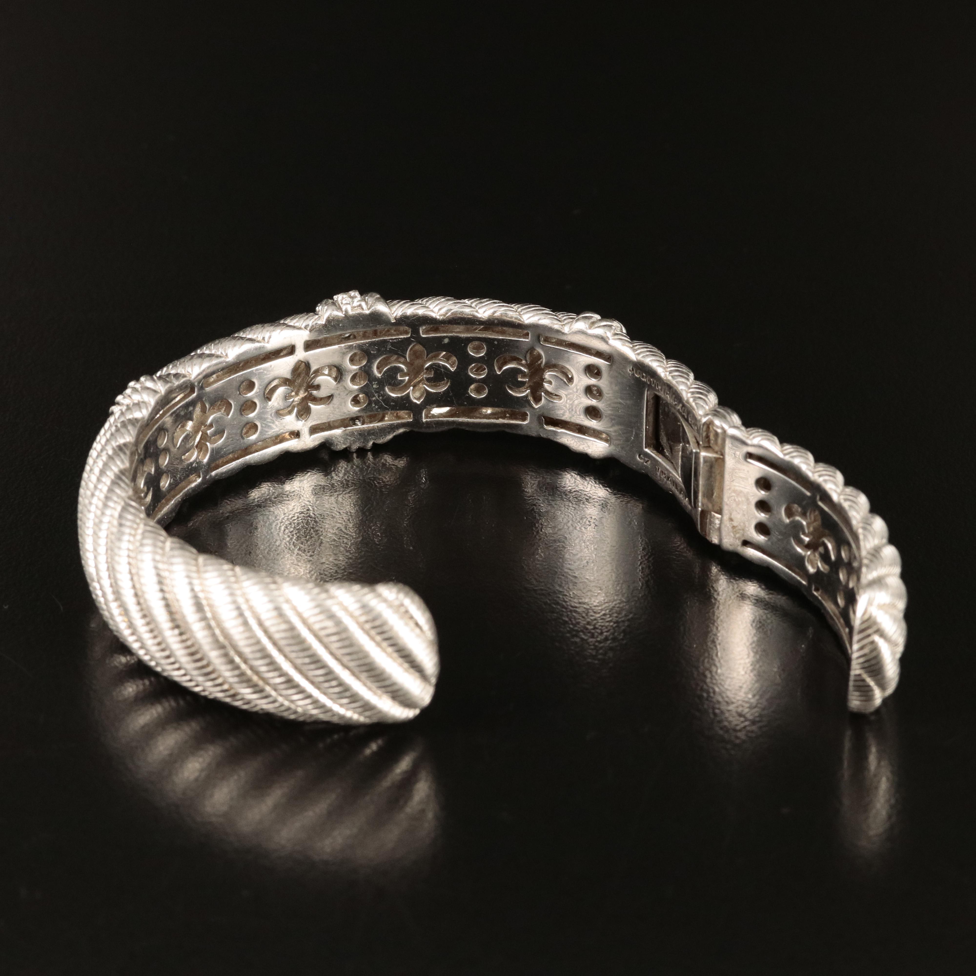 Judith Ripka Sterling Cubic Zirconia Kick Cuff