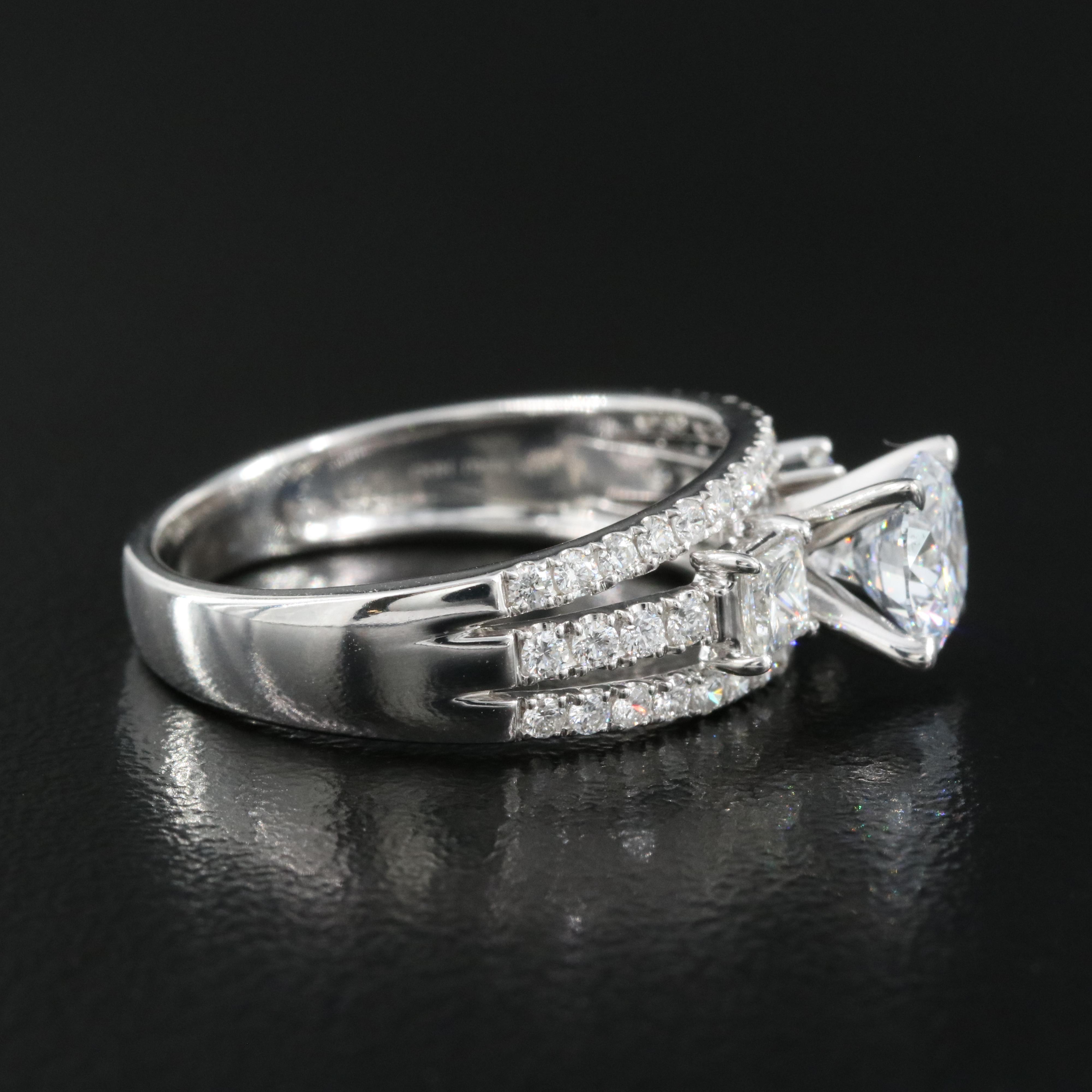 14K 1.53 CTW Lab Grown Diamond Ring
