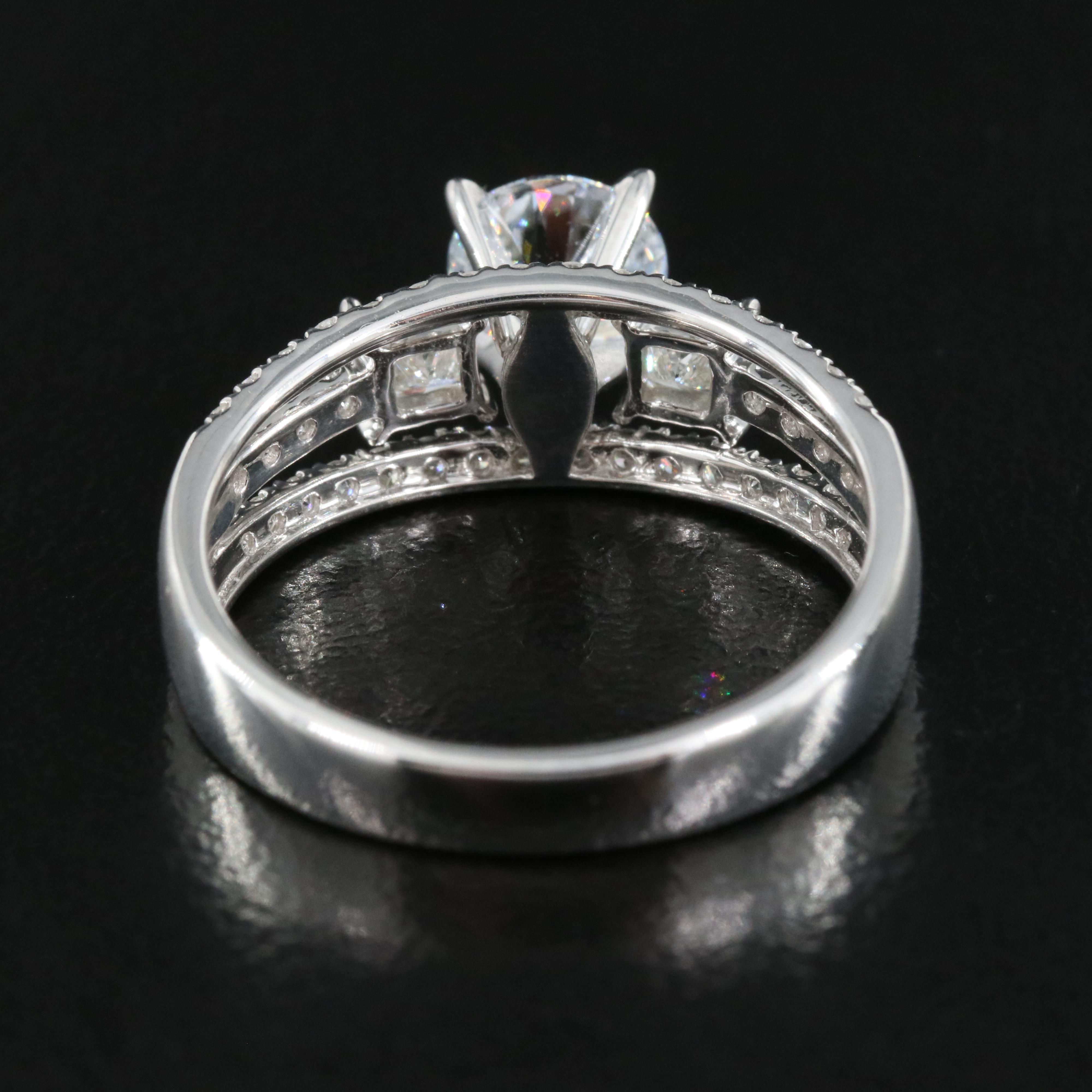 14K 1.53 CTW Lab Grown Diamond Ring