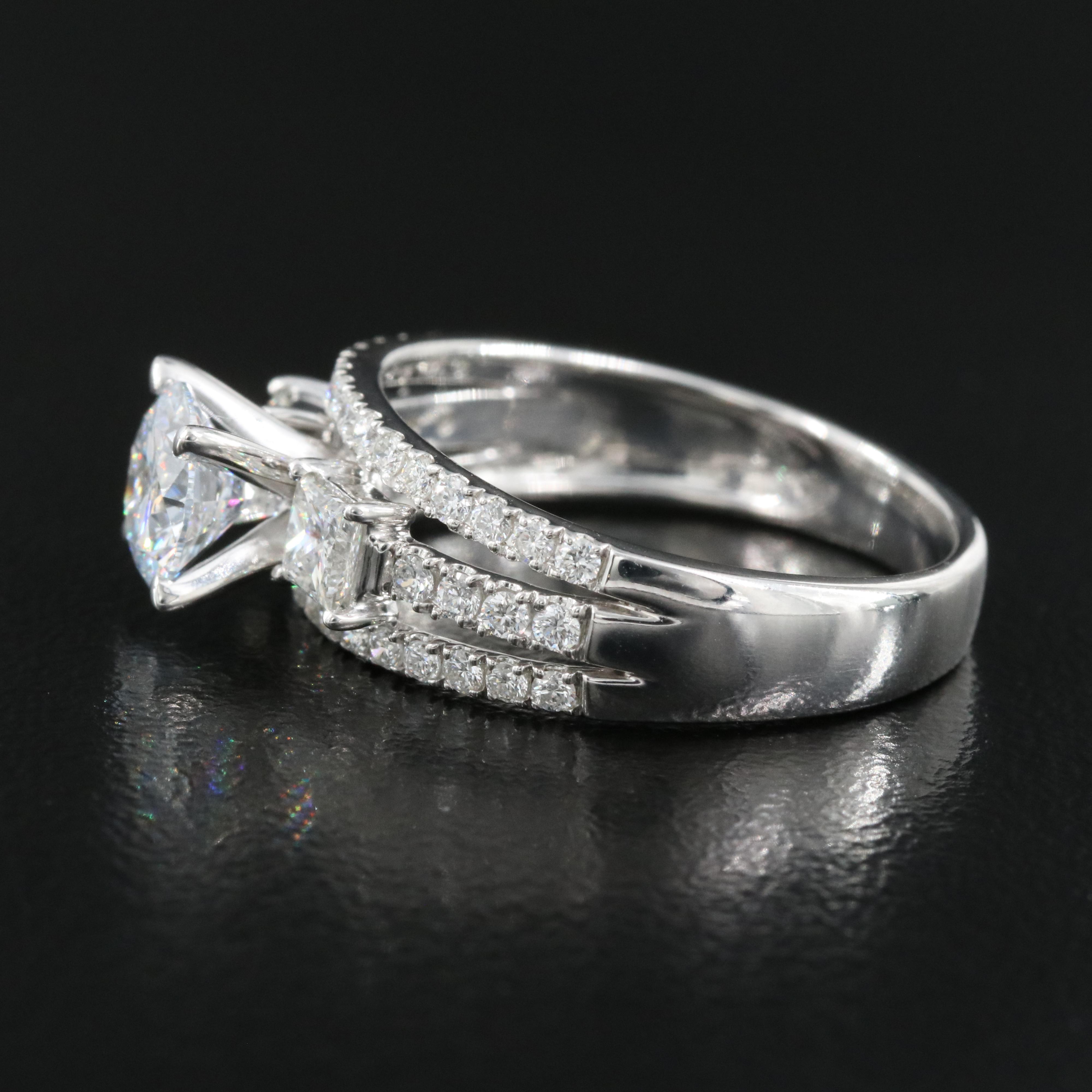 14K 1.53 CTW Lab Grown Diamond Ring