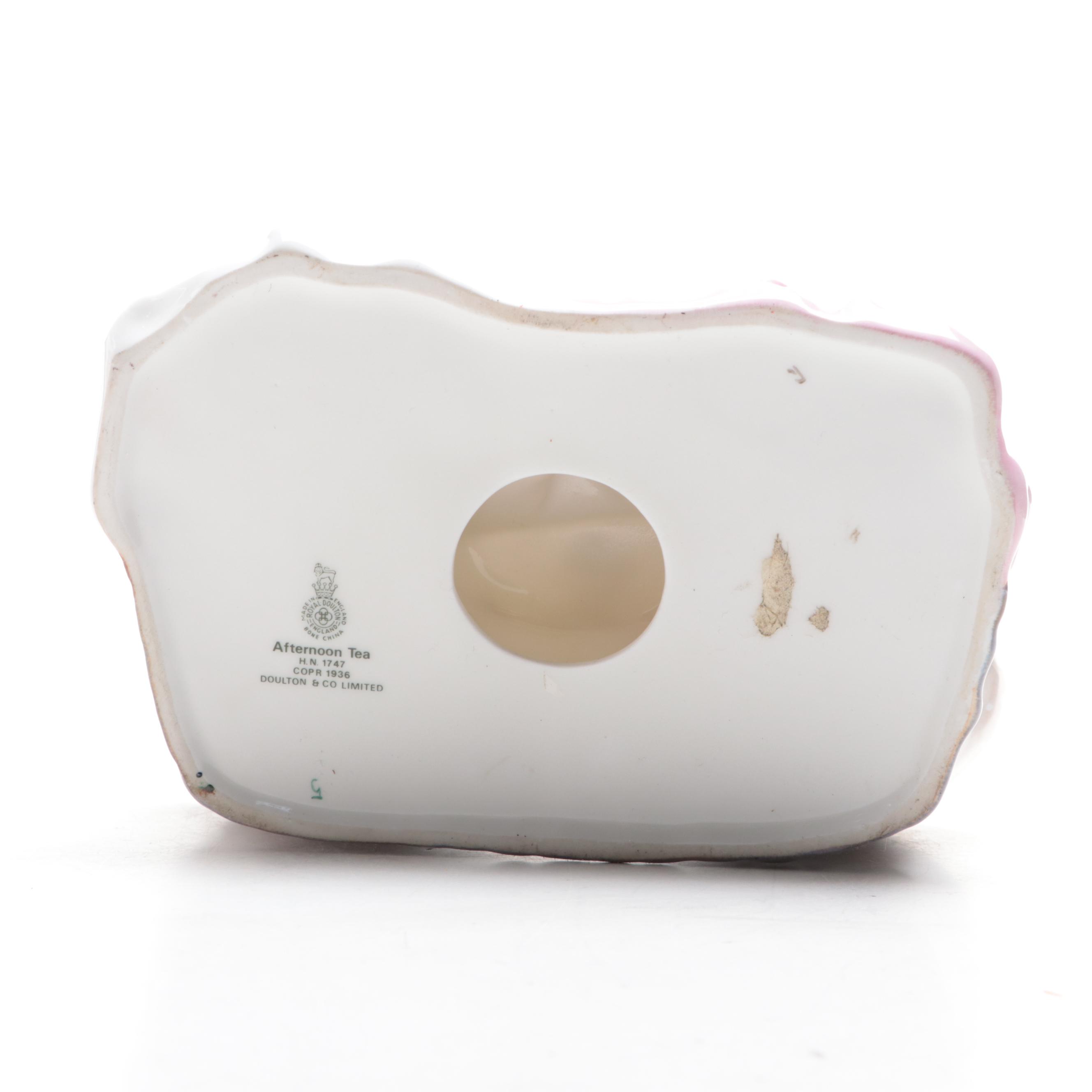 Royal Doulton "Autumn Breezes" and Other Porcelain Figurines, Mid to Late 20th C