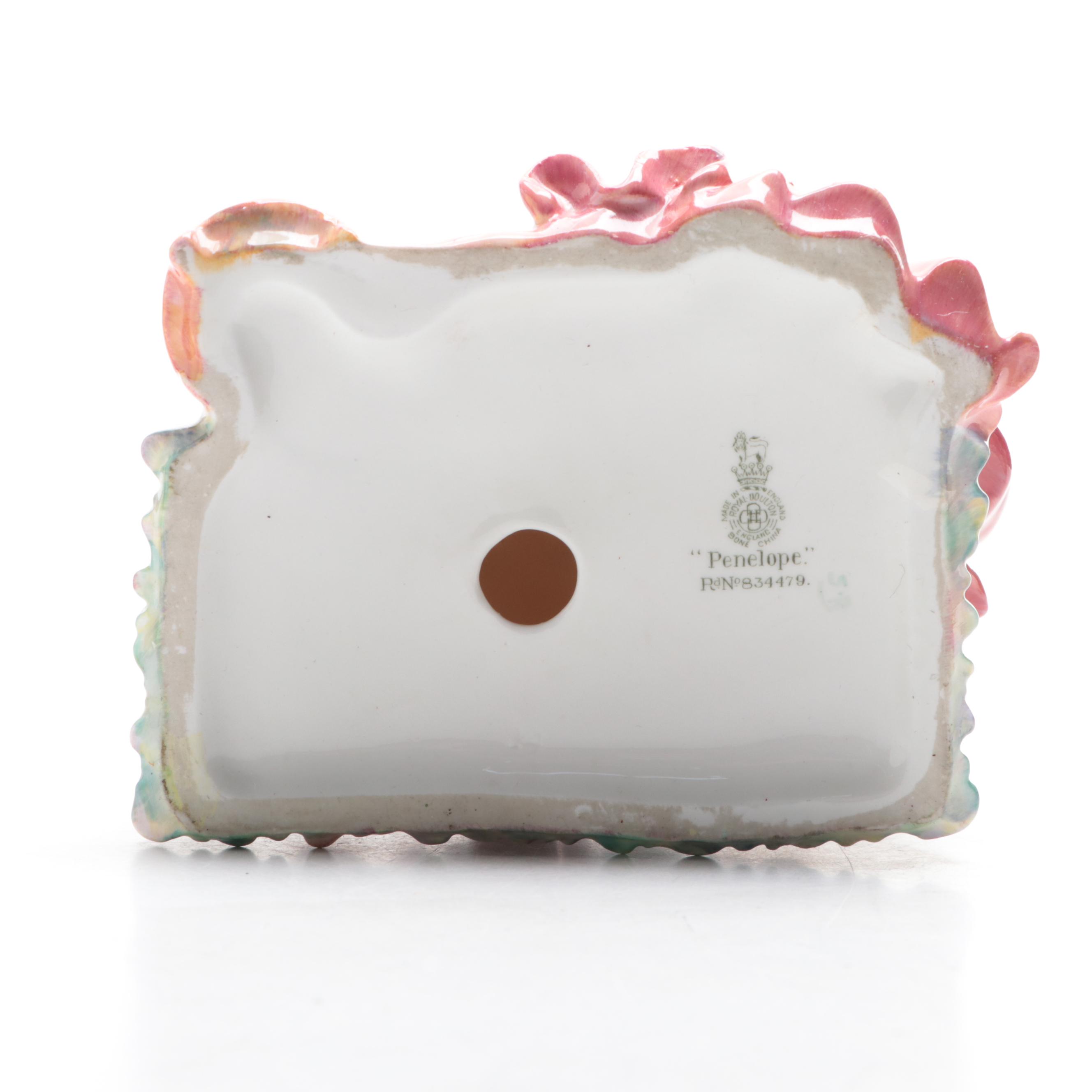 Royal Doulton "Autumn Breezes" and Other Porcelain Figurines, Mid to Late 20th C