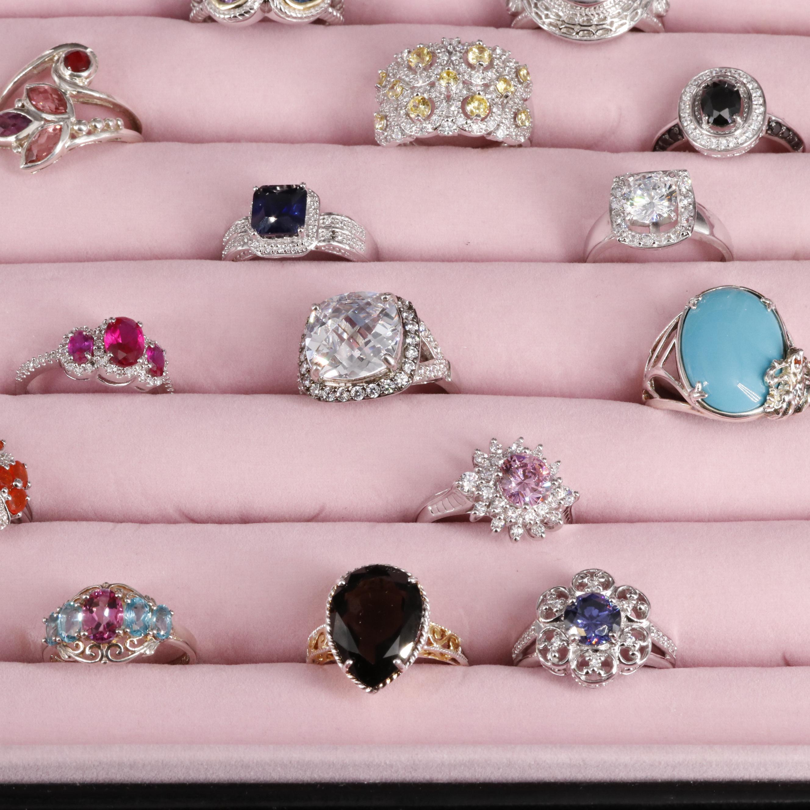 Uncommon Discoveries: Ring Collection Featuring Amethyst, Sapphire, and Jasper