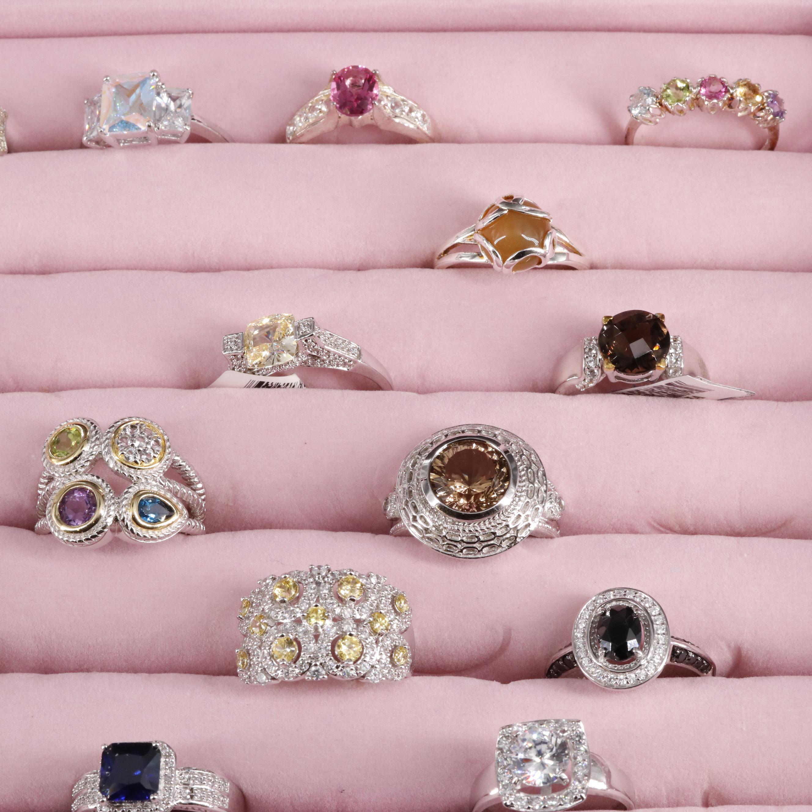 Uncommon Discoveries: Ring Collection Featuring Amethyst, Sapphire, and Jasper