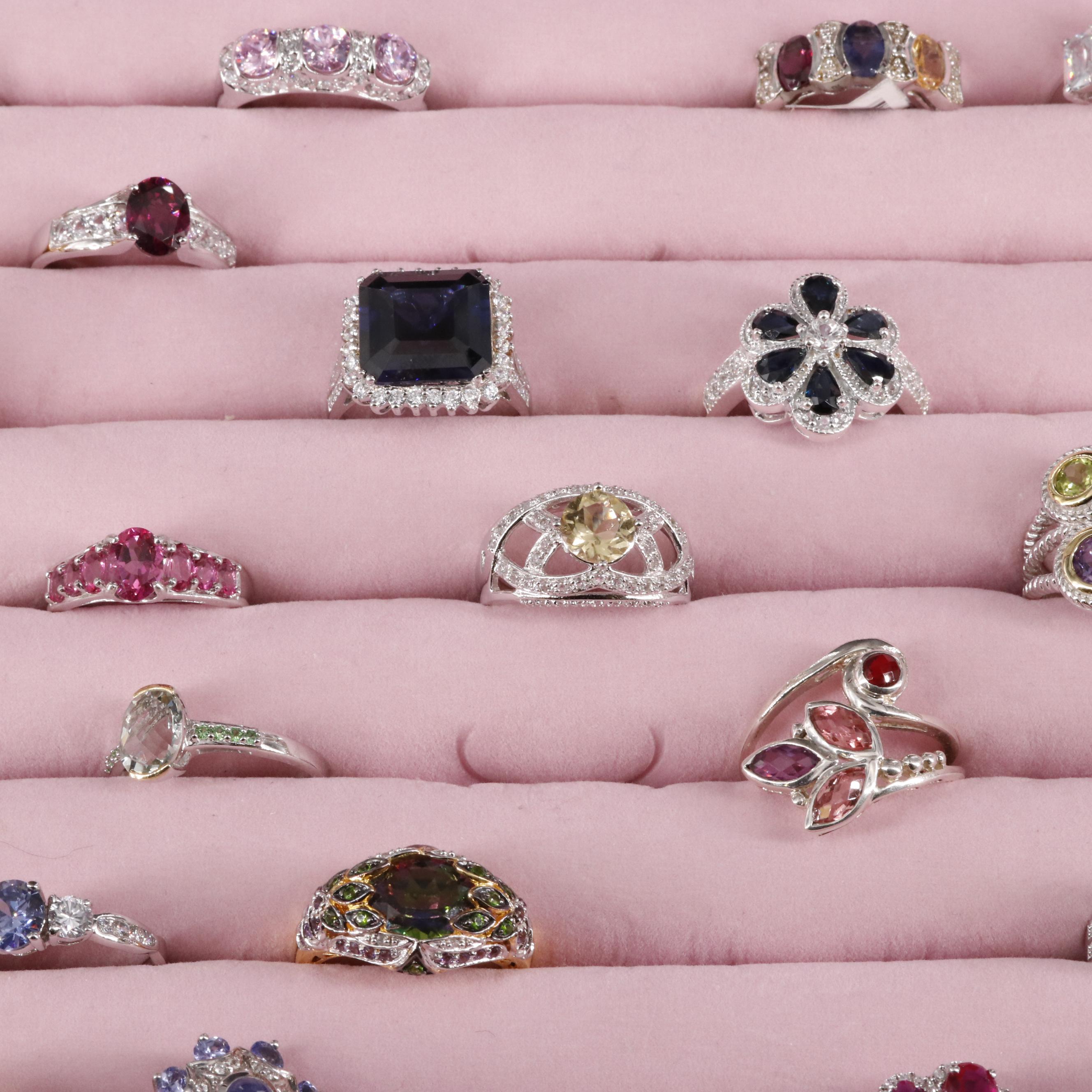 Uncommon Discoveries: Ring Collection Featuring Amethyst, Sapphire, and Jasper