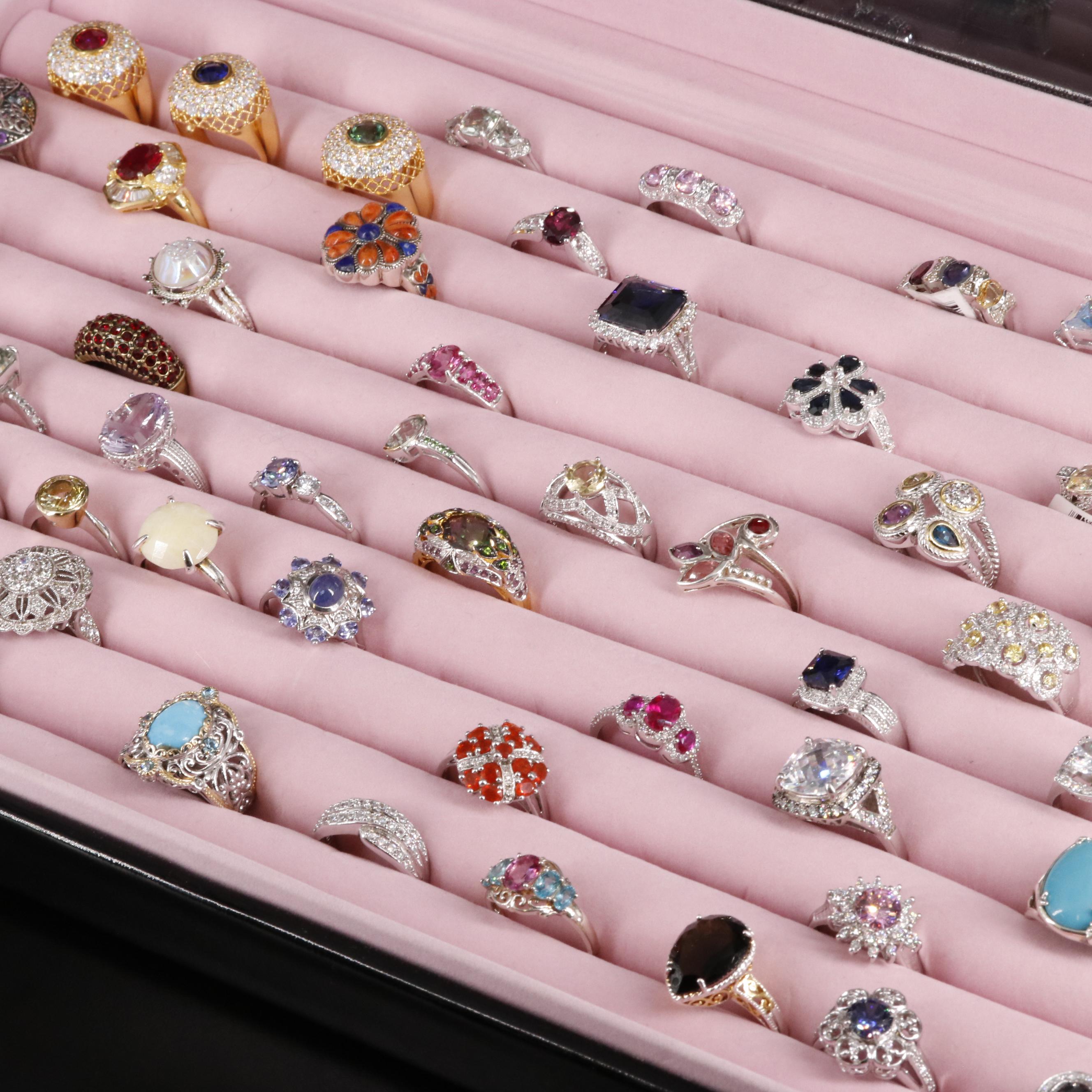 Uncommon Discoveries: Ring Collection Featuring Amethyst, Sapphire, and Jasper