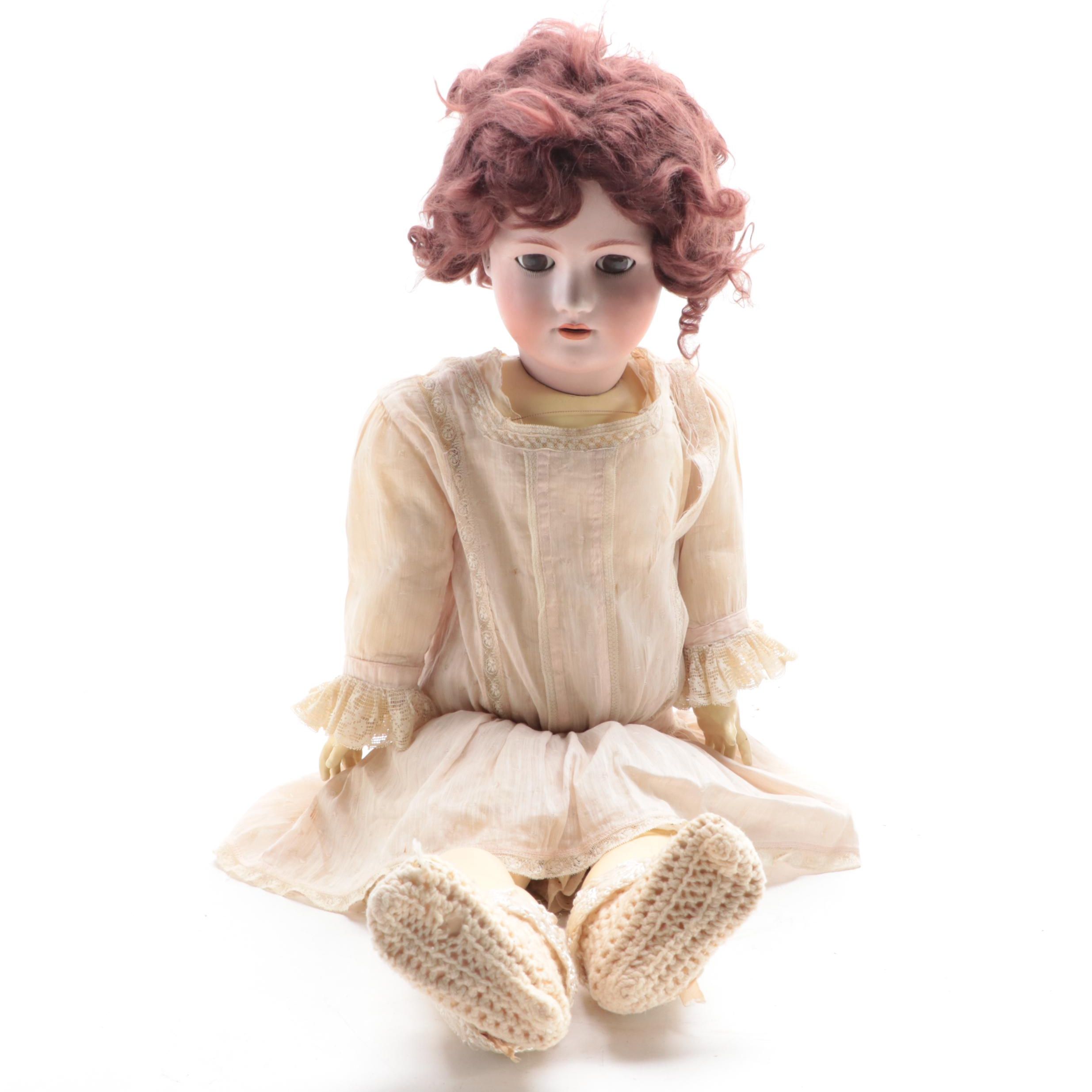 Simon & Halbig Bisque Head with Heinrich Handwerck Composition Body Child Doll