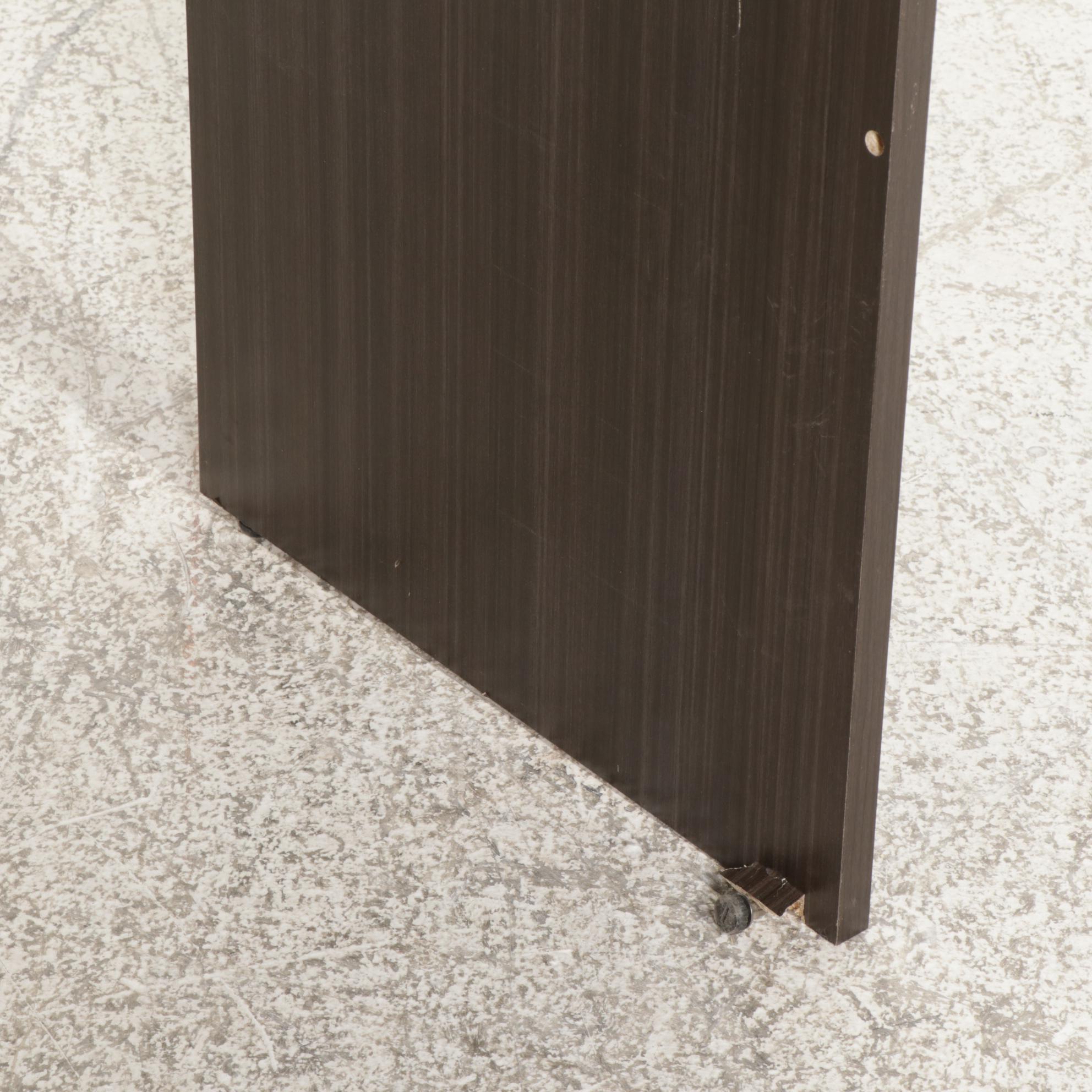 Bestar "Ridgeley" Wood-Grained U-Shaped Desk with Hutch and Two Chairs