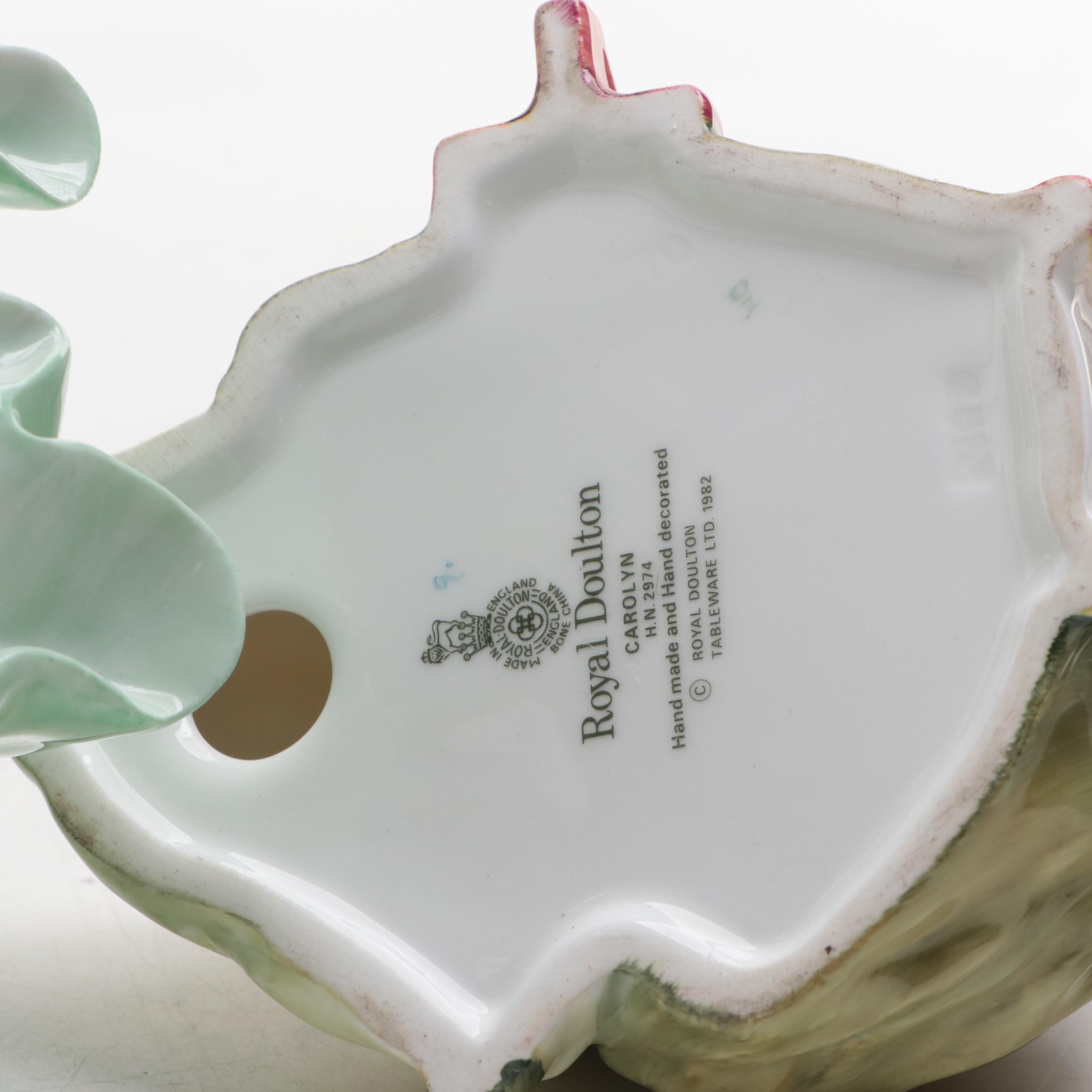 Royal Daulton "Carolyn", "Top of the Hill" and "Paisley Shawl" Figurines