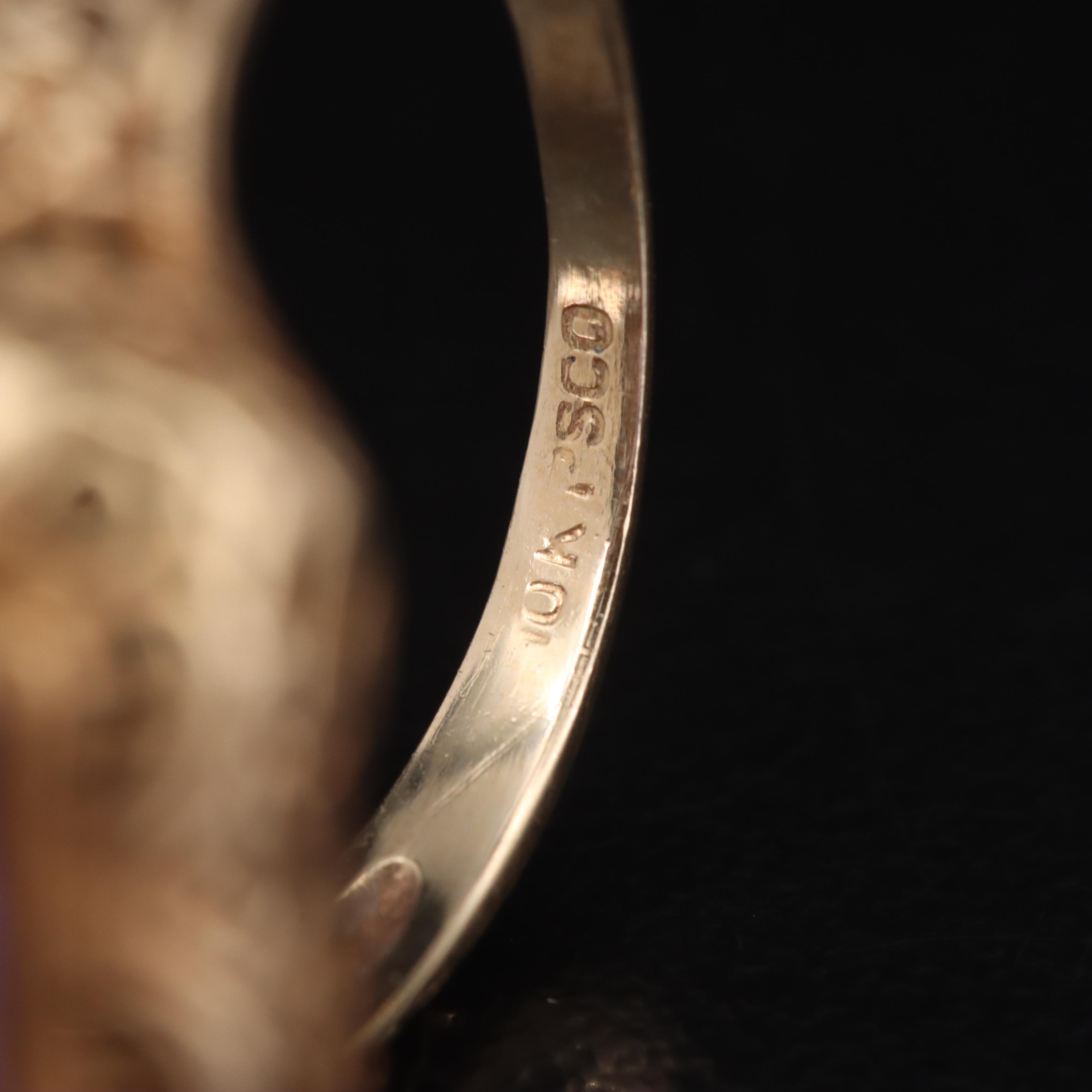 Plainville Stock Co. 10K Amethyst Ring