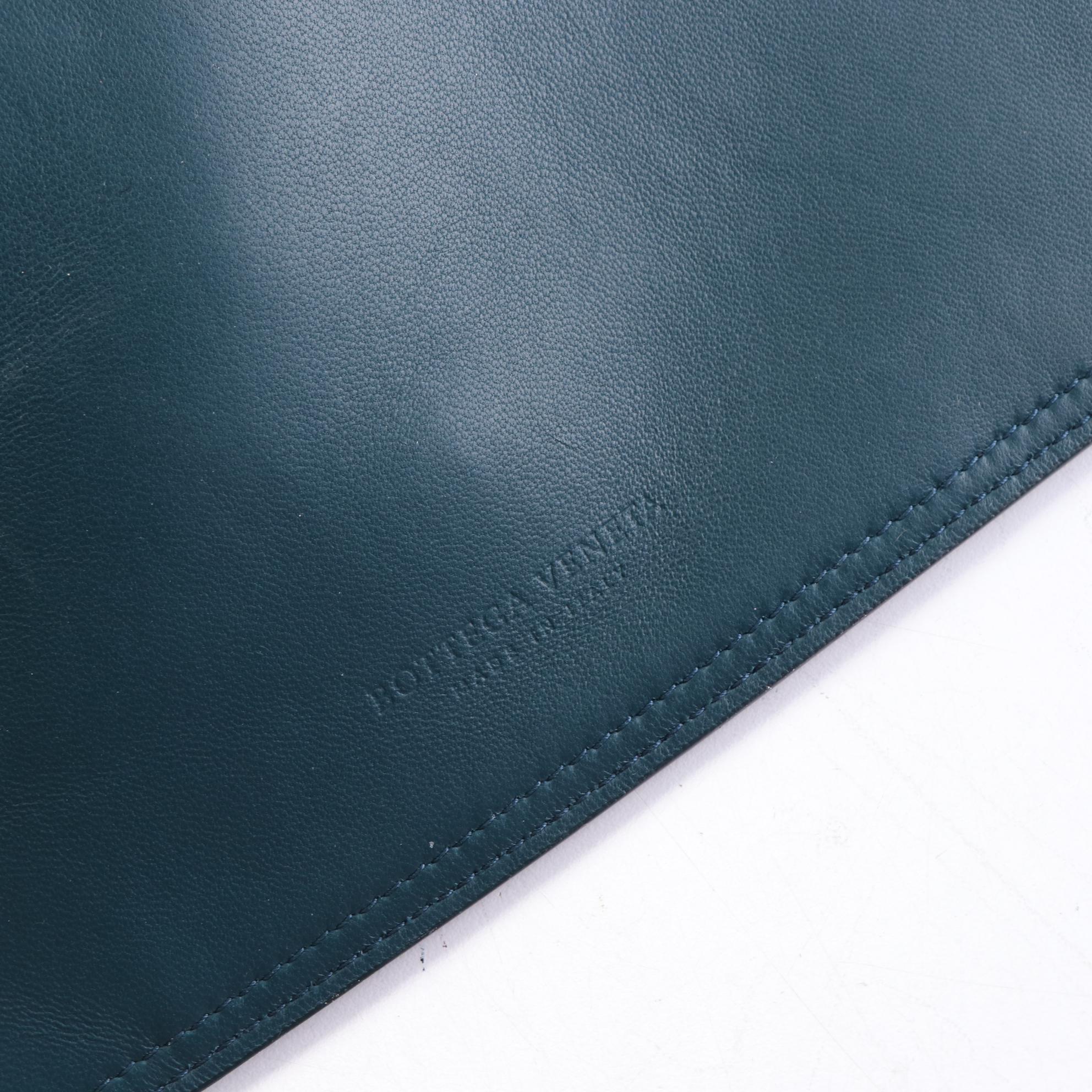 Bottega Veneta Double Cassette Maxi Intrecciato Leather Wristlet