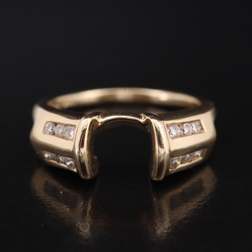 Plainville Stock Co. 14K 0.19 CTW Diamond Enhancer Ring