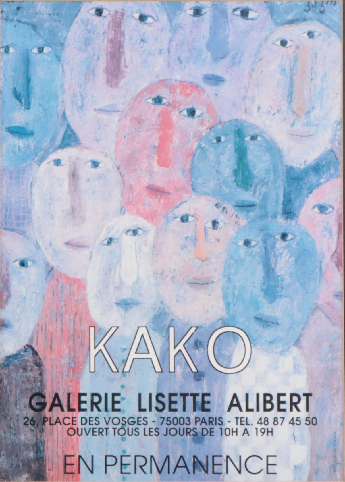 Galerie Lisette Alibert Exhibition Poster for Kako Topouria