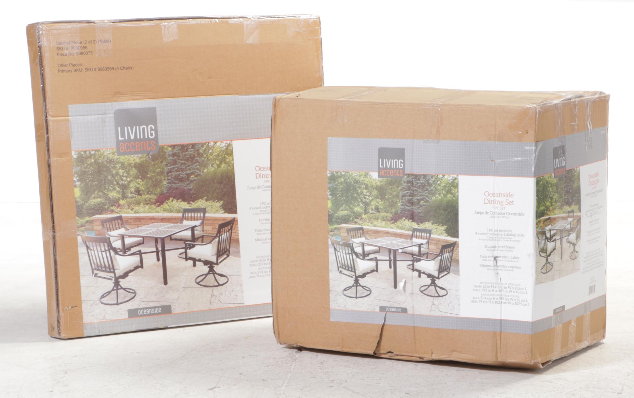 Living Accents Oceanside Five-Piece Patio Dining Set