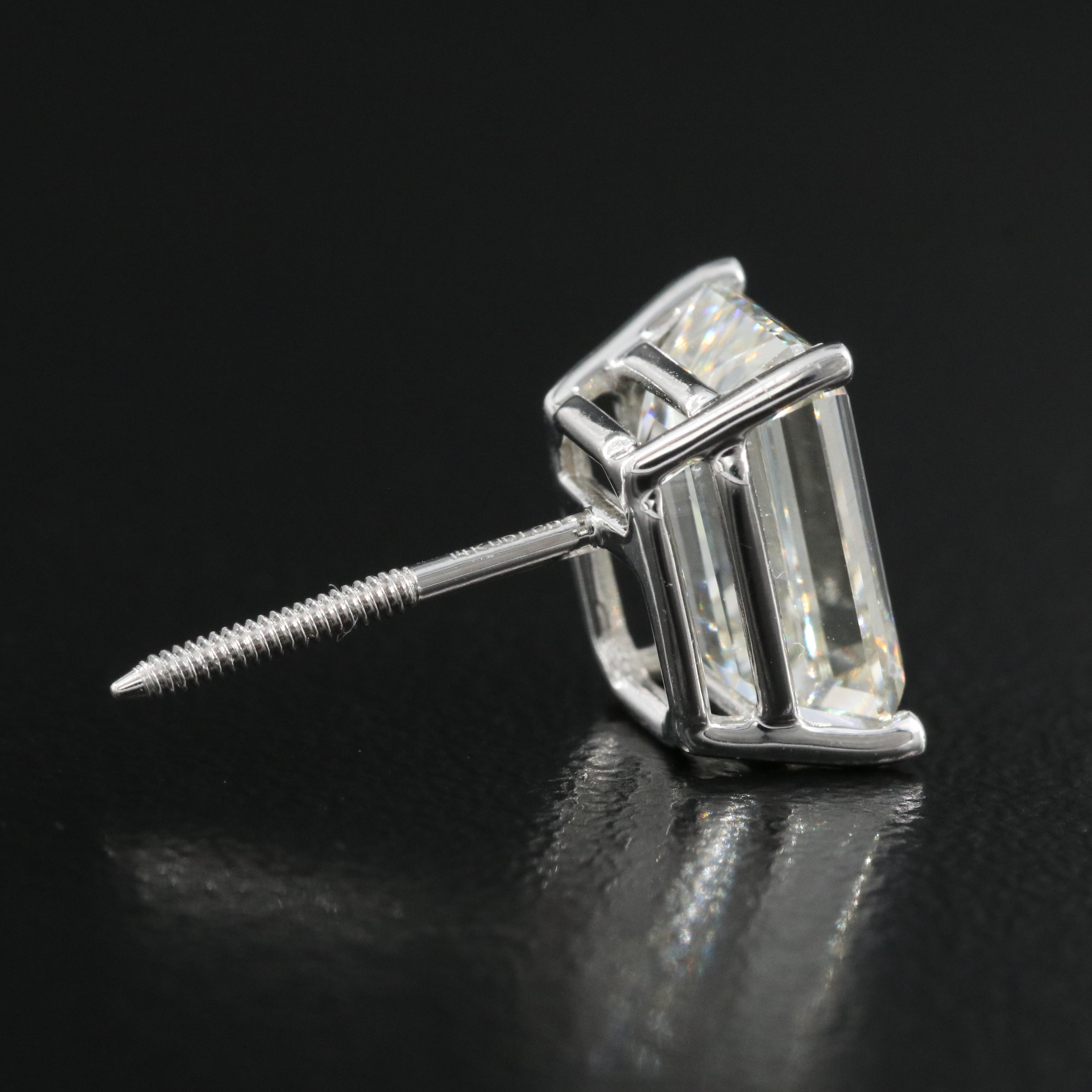 14K 5.57 CTW Lab Grown Diamond Earrings