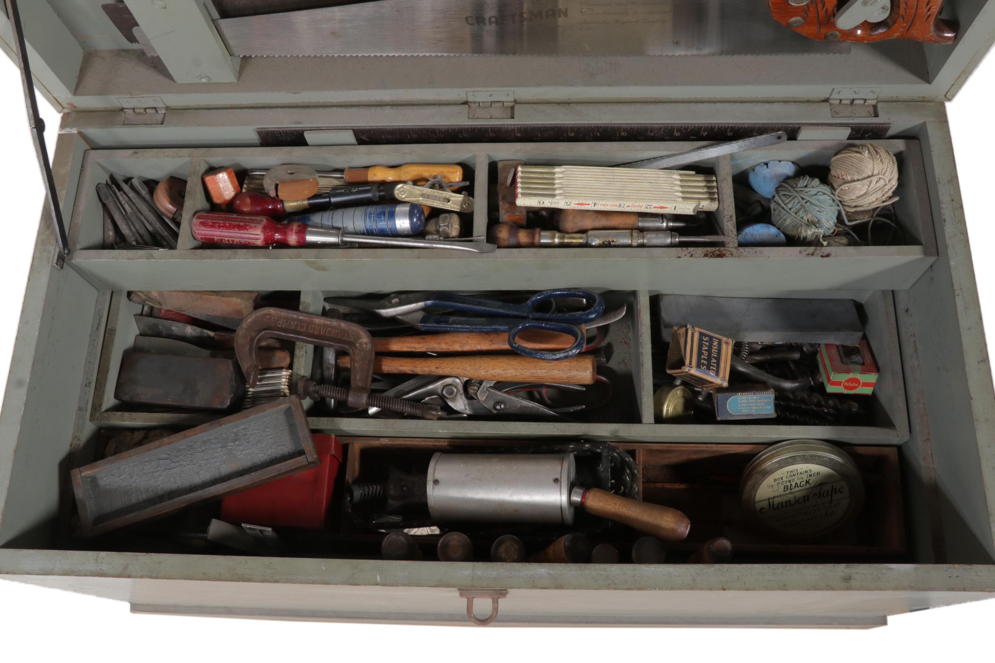 Bench-Made Tool Chest with Tools and Accessories