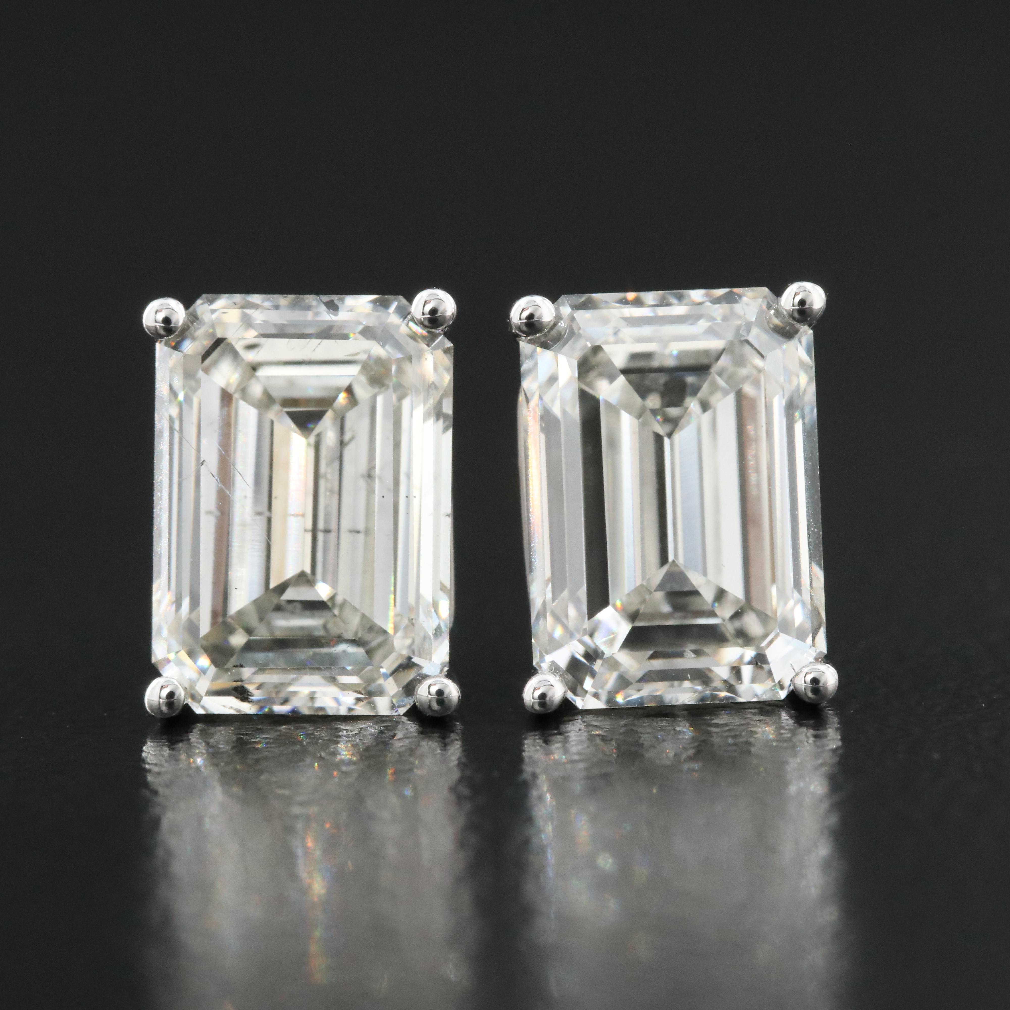 14K 5.65 CTW Lab Grown Diamond Stud Earrings