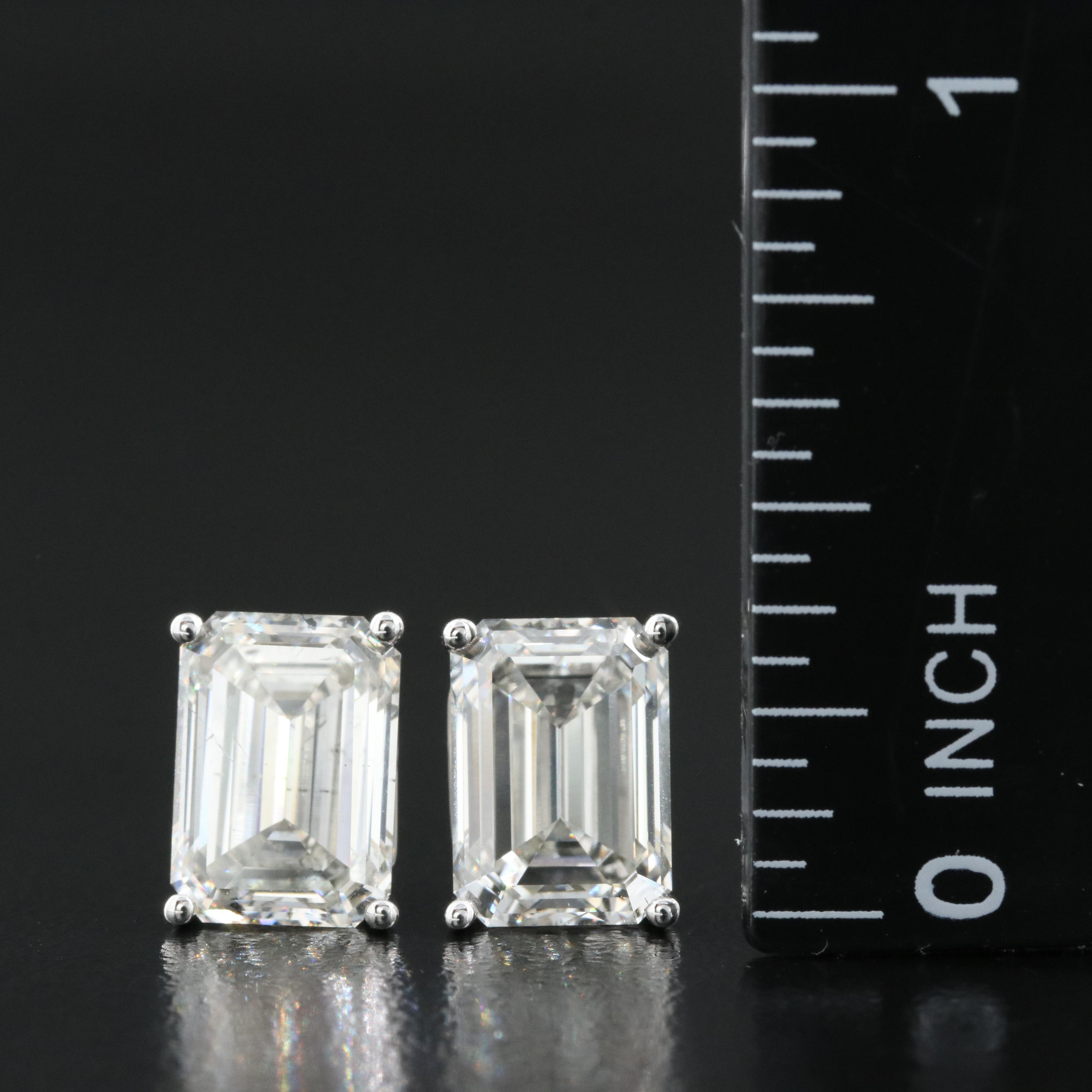 14K 5.65 CTW Lab Grown Diamond Stud Earrings