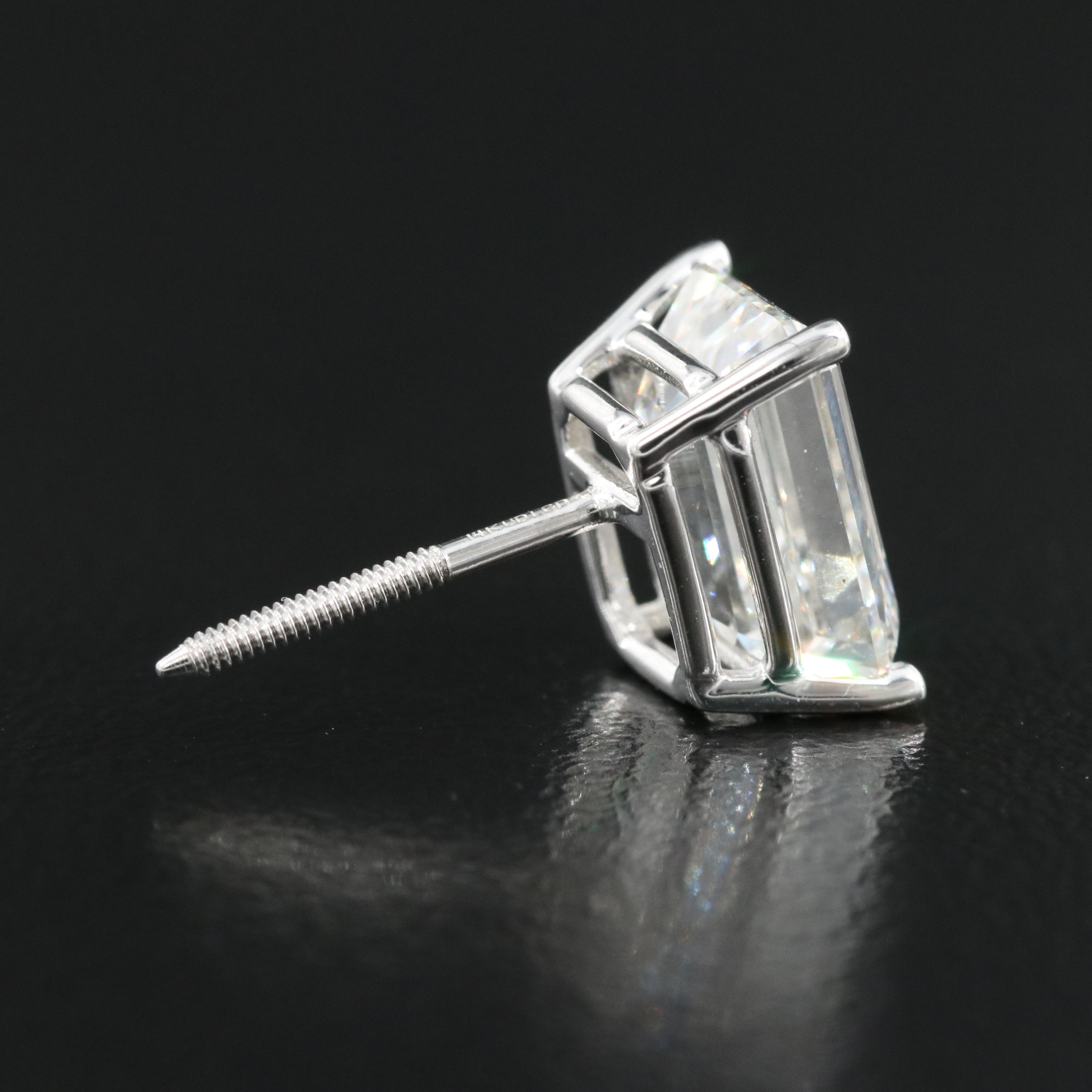 14K 5.65 CTW Lab Grown Diamond Stud Earrings