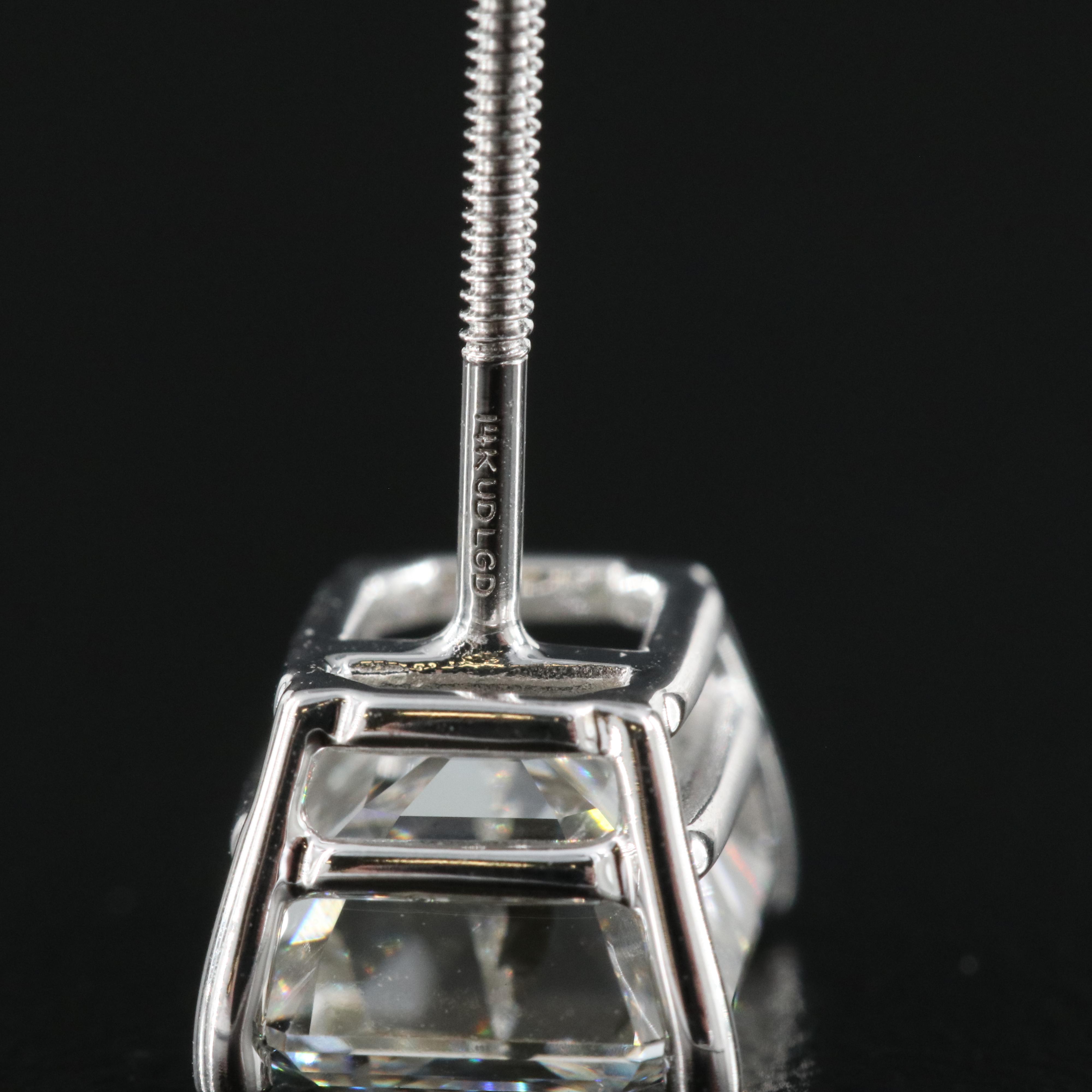 14K 5.65 CTW Lab Grown Diamond Stud Earrings