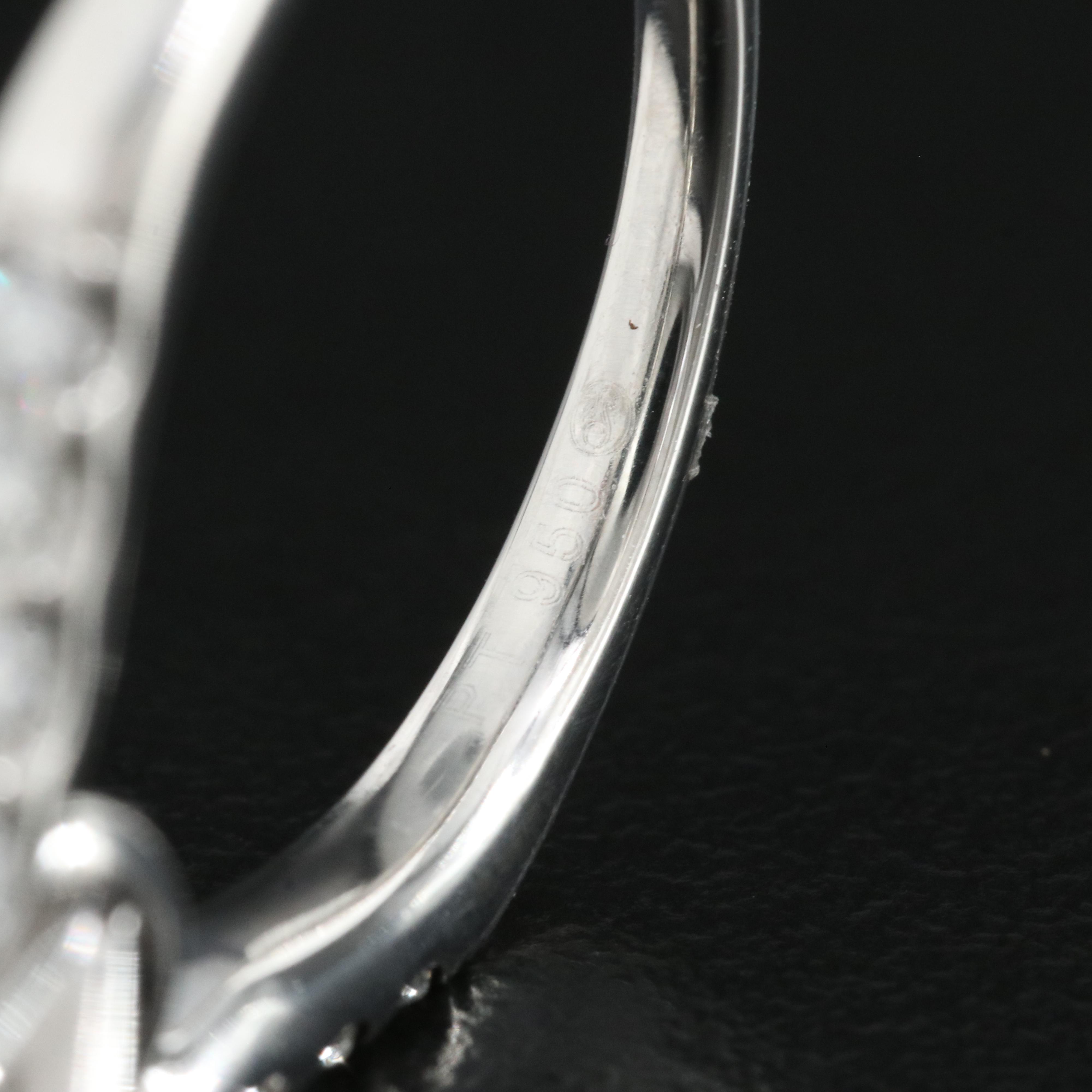 Platinum 1.23 CTW Lab Grown Diamond Ring