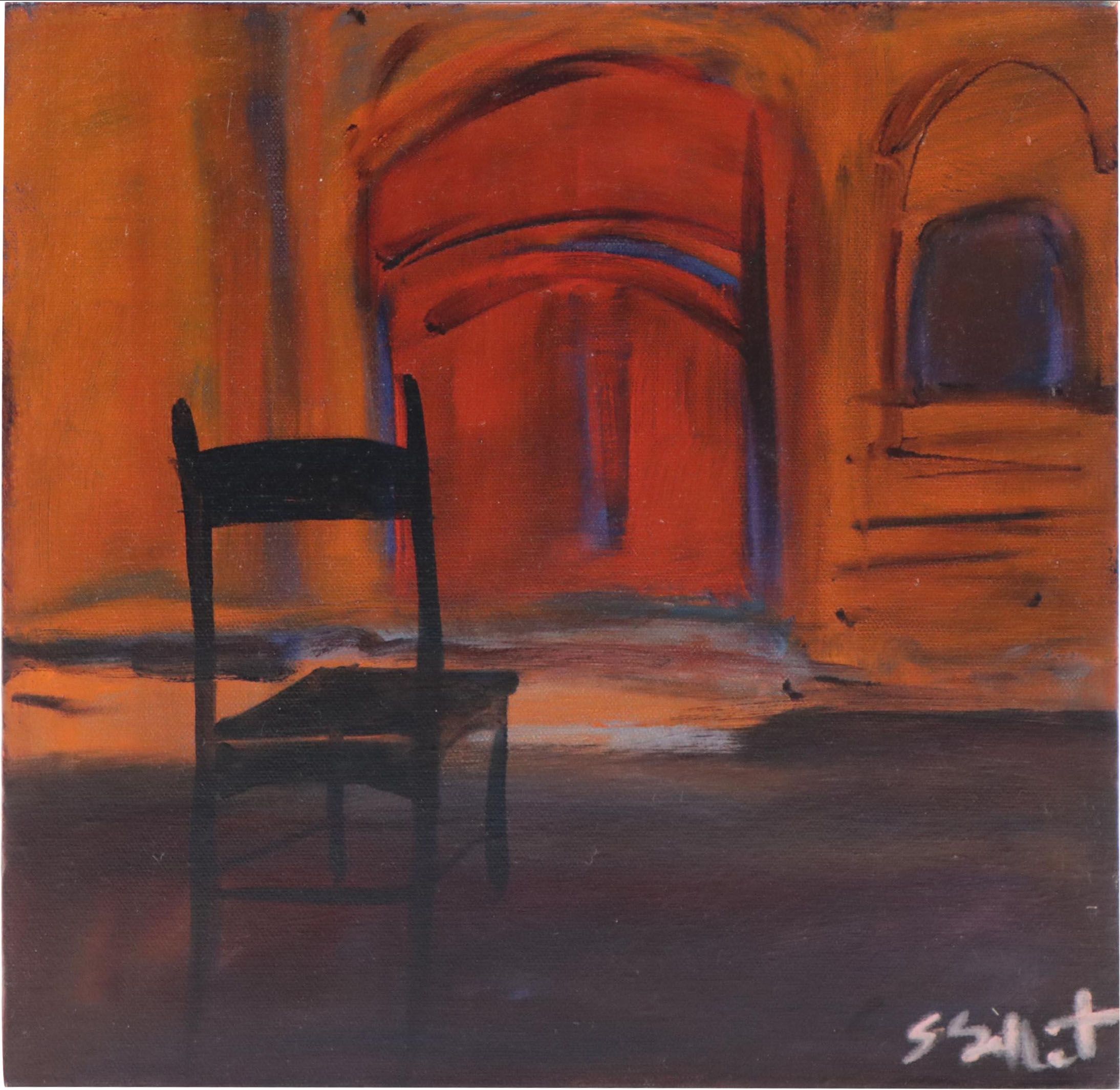 Sharon Sellet Oil Painting of Chair