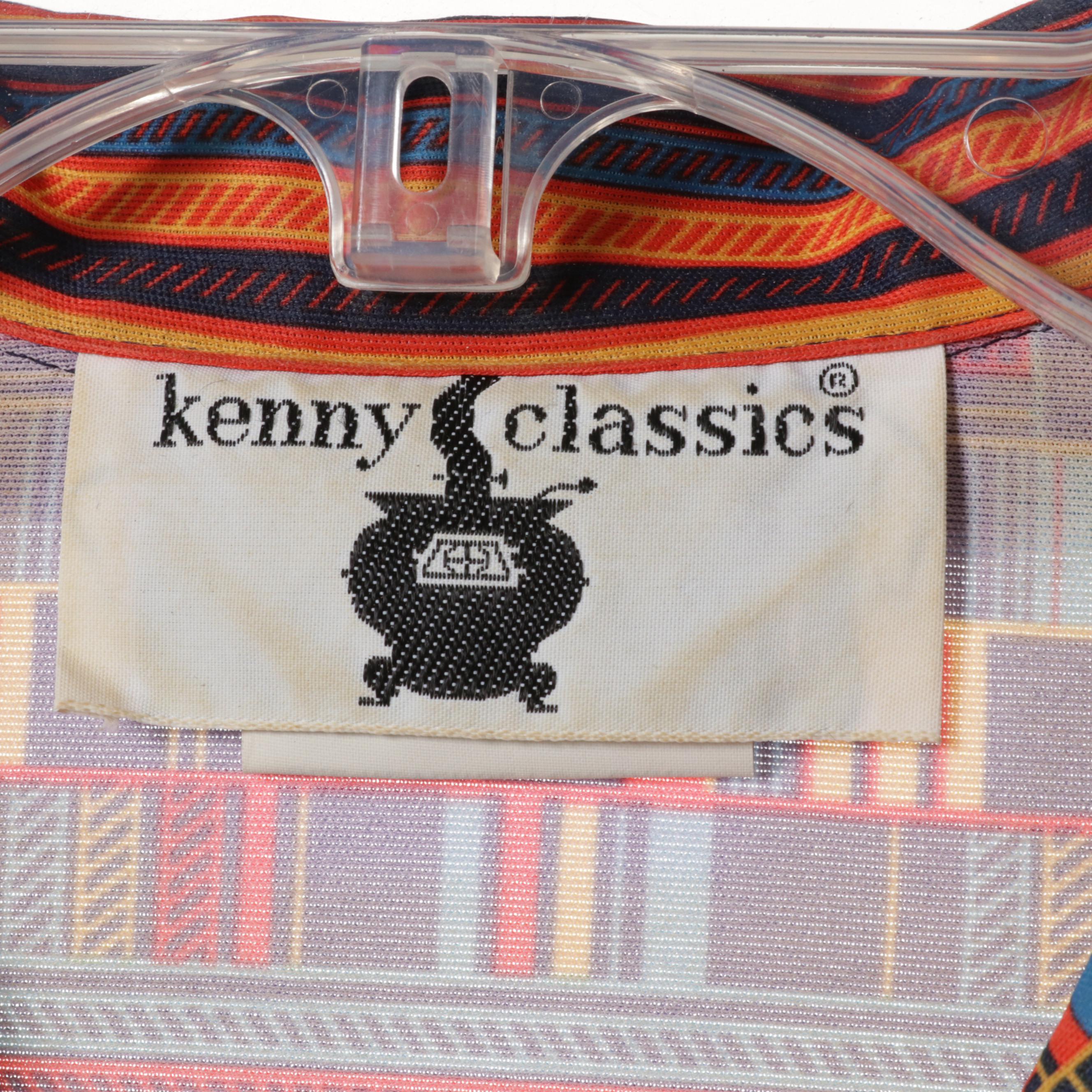 Women's Patterned Dresses and Two-Piece Sets with Cardigan Sweaters, 1960s-70s