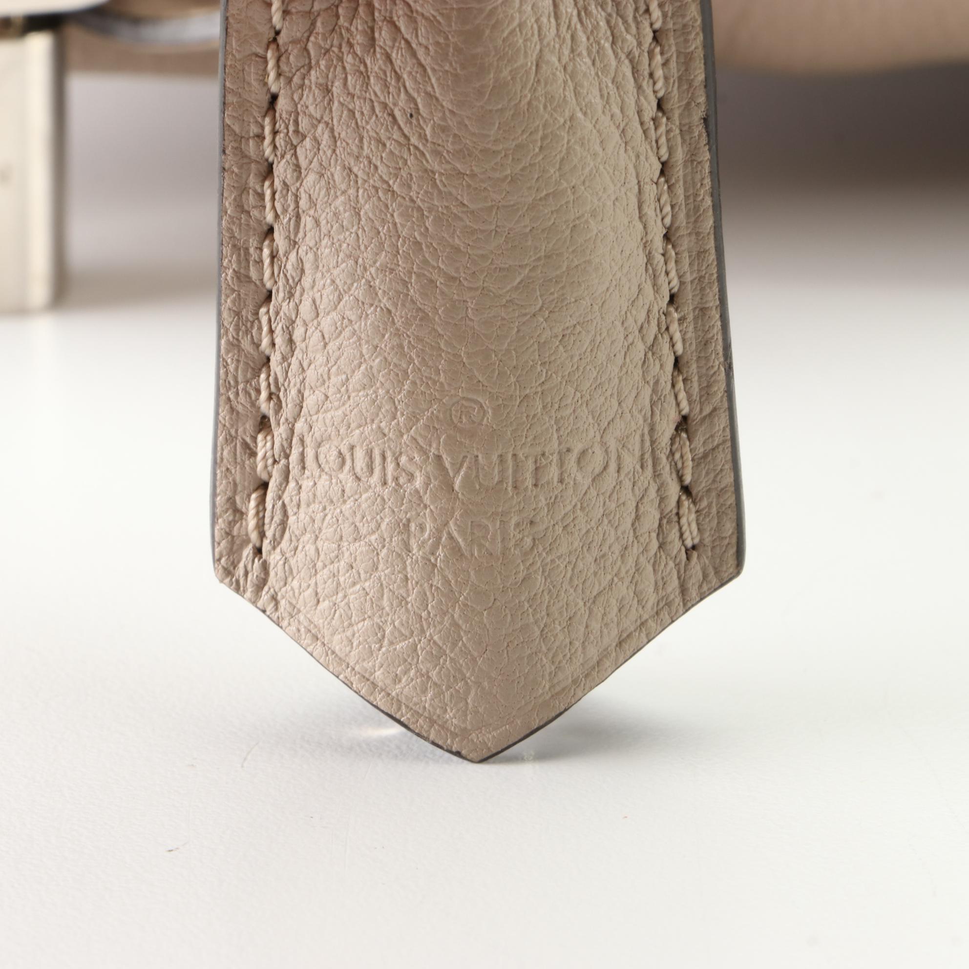 Louis Vuitton Soft Lockit Tote in Taurillion Leather with Detachable Strap