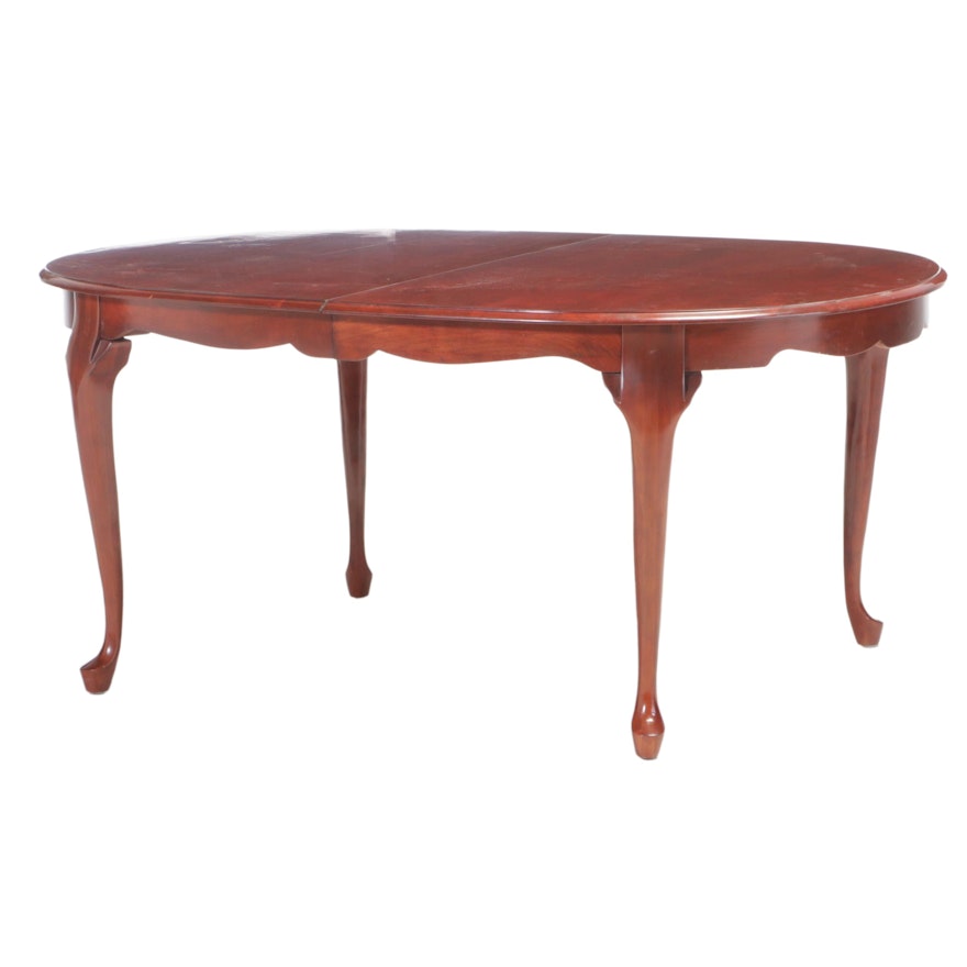 Queen Anne Style Cherrywood Dining Table