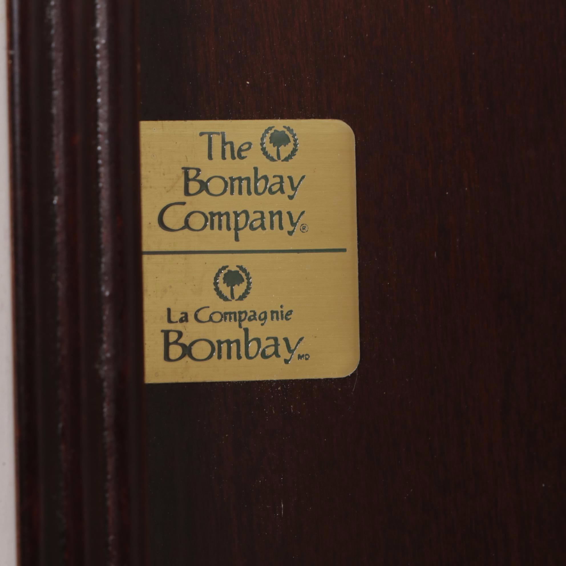 The Bombay Company Wood and Metal Étagère Book Stand, Late 20th Century