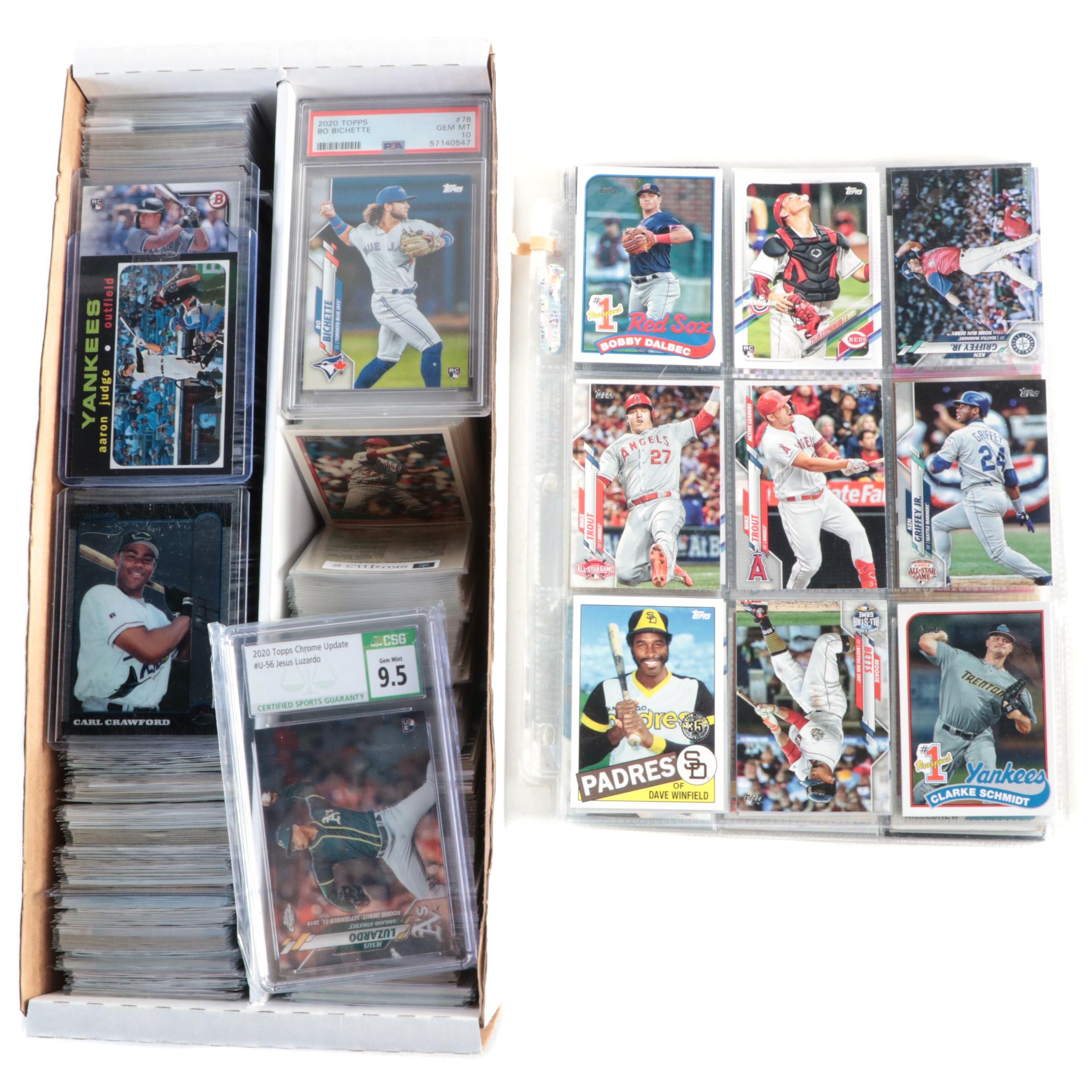 Topps, More Baseball Cards with Graded Bichette and Other Rookies, 1970s–2020s
