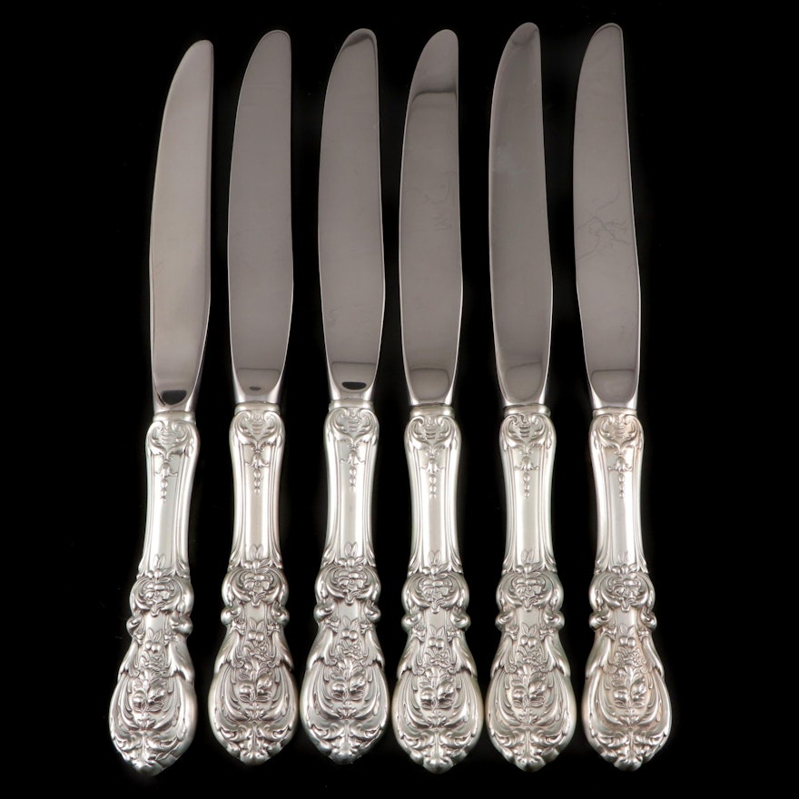 Reed & Barton "Francis I" Sterling Silver Handled Dinner Knives