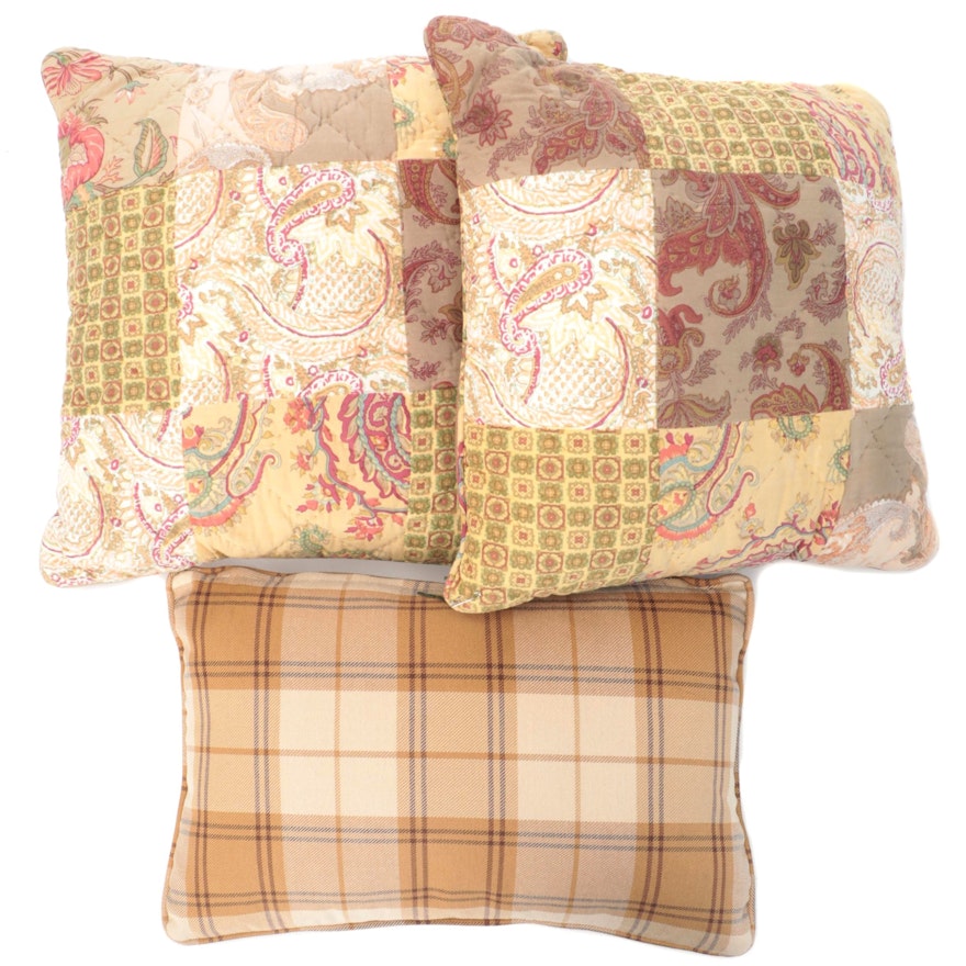 Tartan and Noble Excellence Quilted Throw Pillows