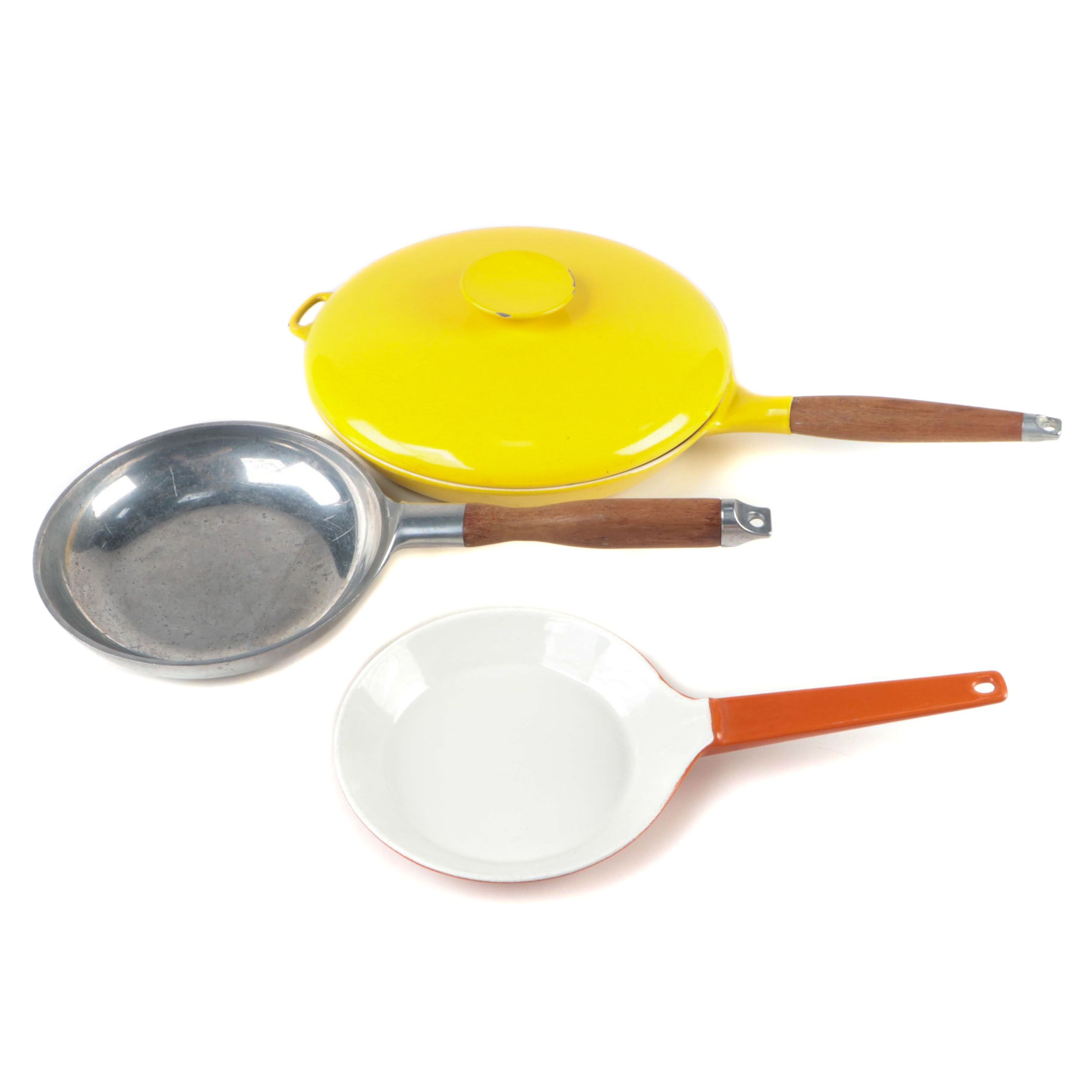 Michael Lax for Copco Enamed Skillets and Omelet Pan