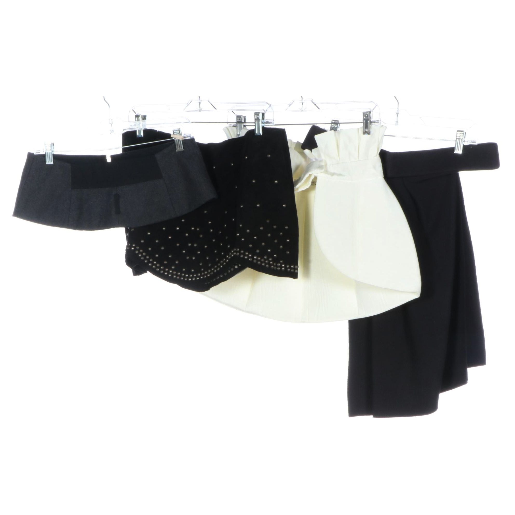 Marni Short Wool Over Skirt, Natasha Zinko Pleated Waist Overskirt and More
