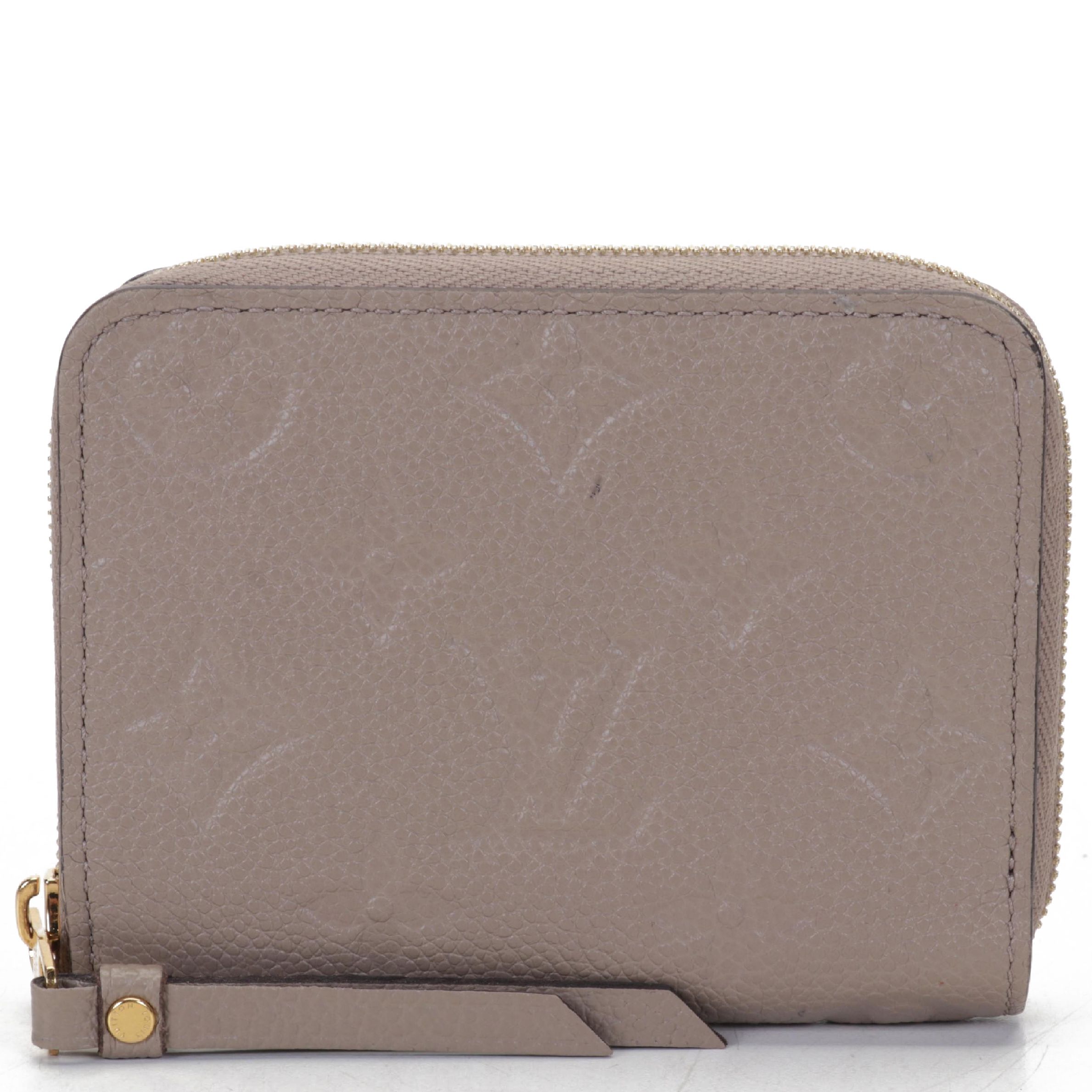Louis Vuitton Zippy Coin Purse in Turtledove Empreinte Leather