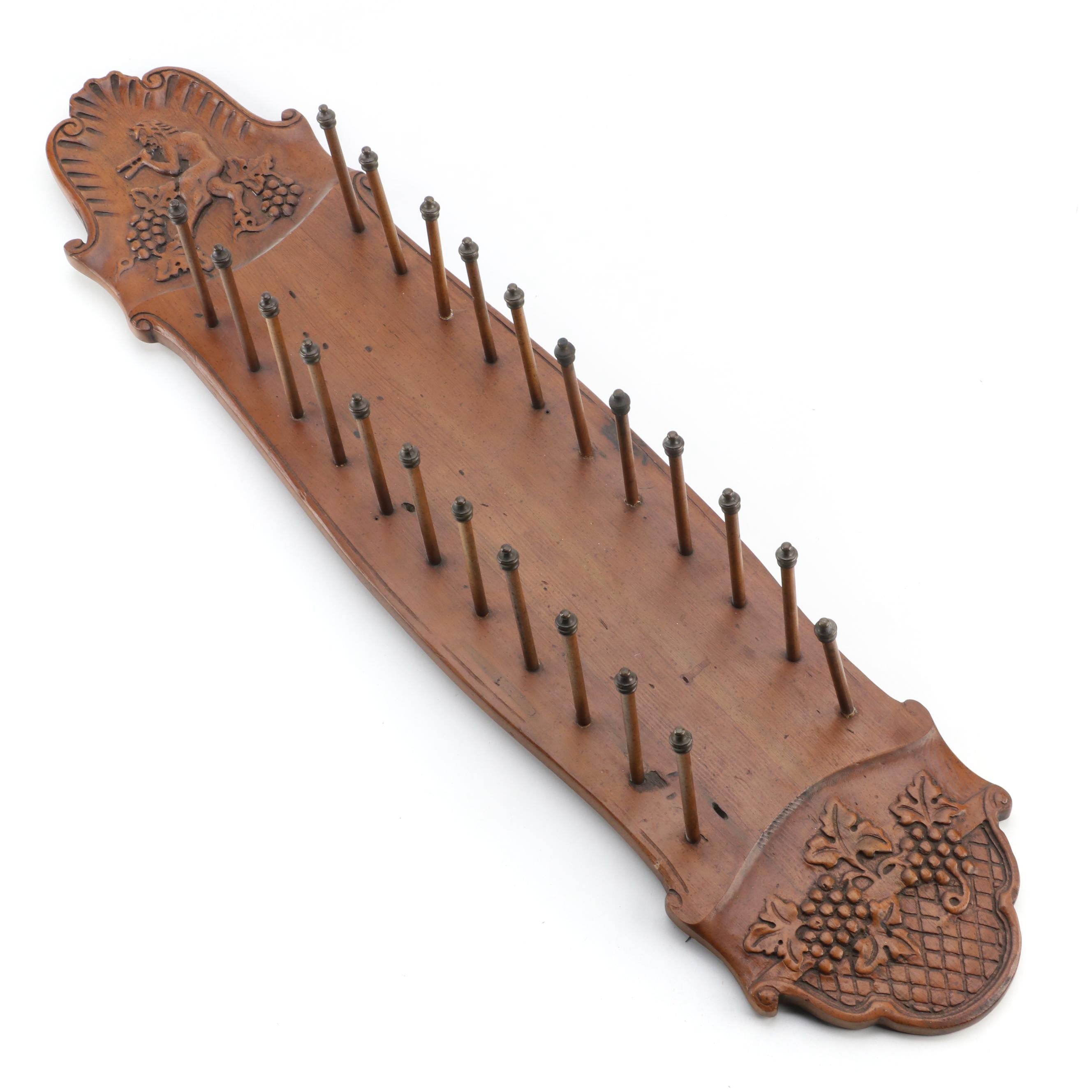 Enkeboll Wooden Wall Hanging Bottle Rack